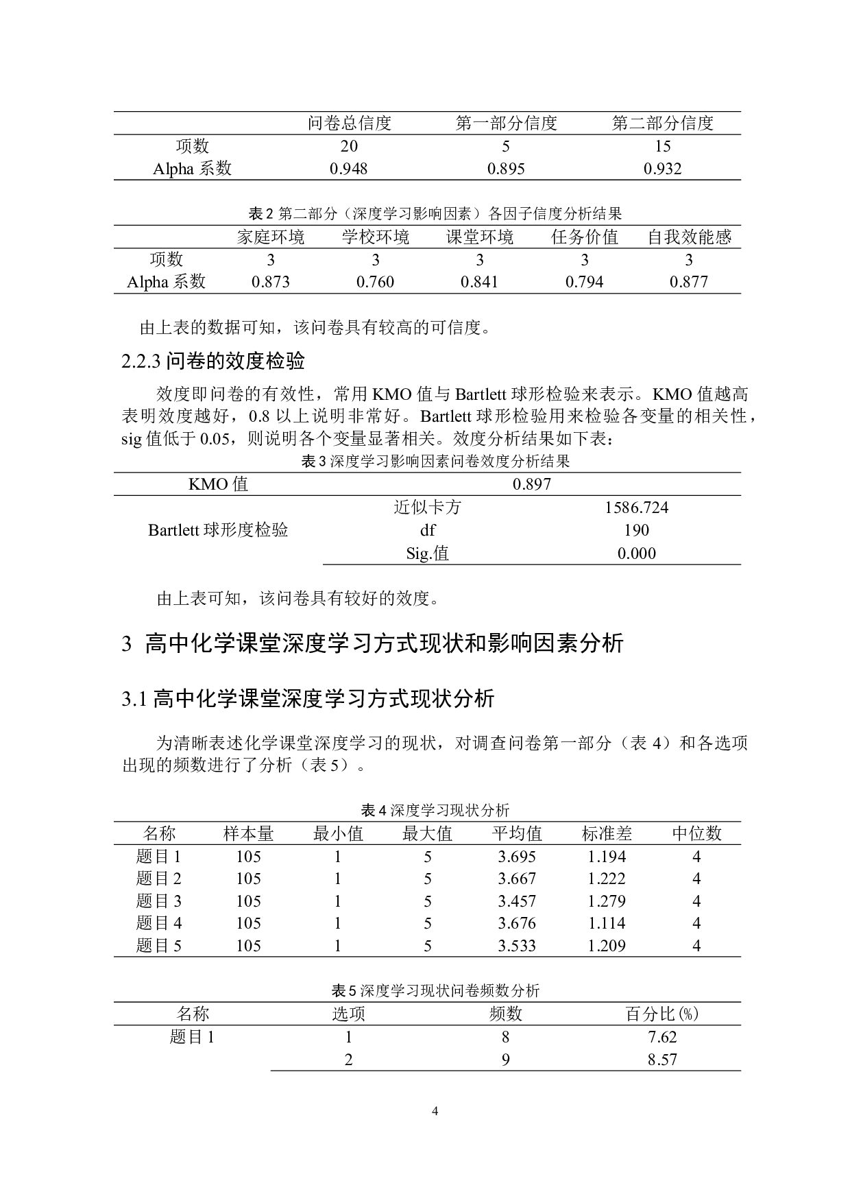 高中化学课堂深度学习影响因素研究-7473字.doc 第6页