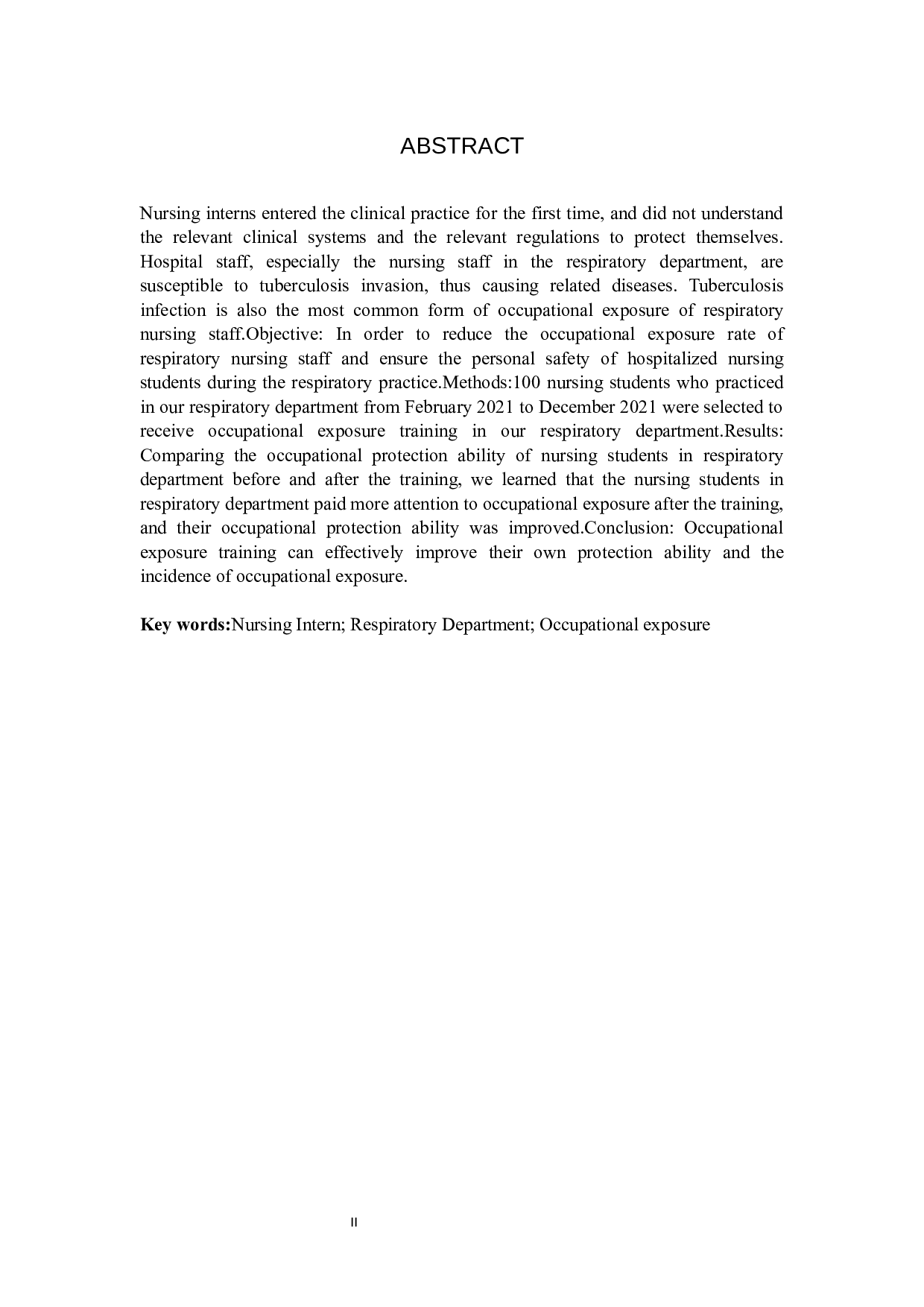 呼吸科实习护生职业暴露因素分析及预防策略-9318字.docx 第2页