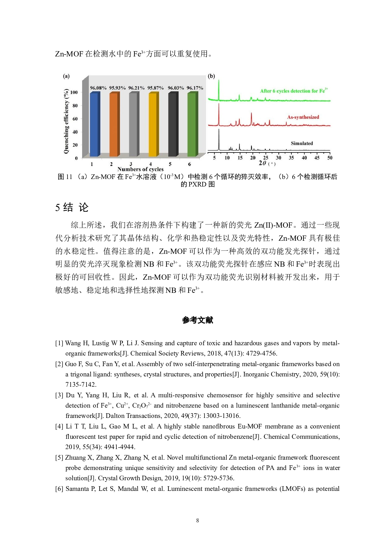 混配体构筑锌金属有机骨架材料的制备及性能研究-4566字.doc 第10页