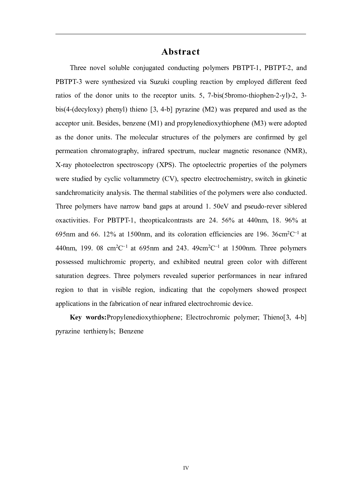 可溶的中性绿色聚合物的电致变色性能研究-9971字.pdf 第2页