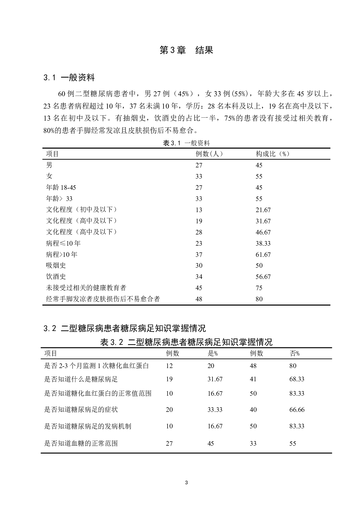 二型糖尿病病人对于预防糖尿病足知识了解情况调查分析-8874字.doc 第6页