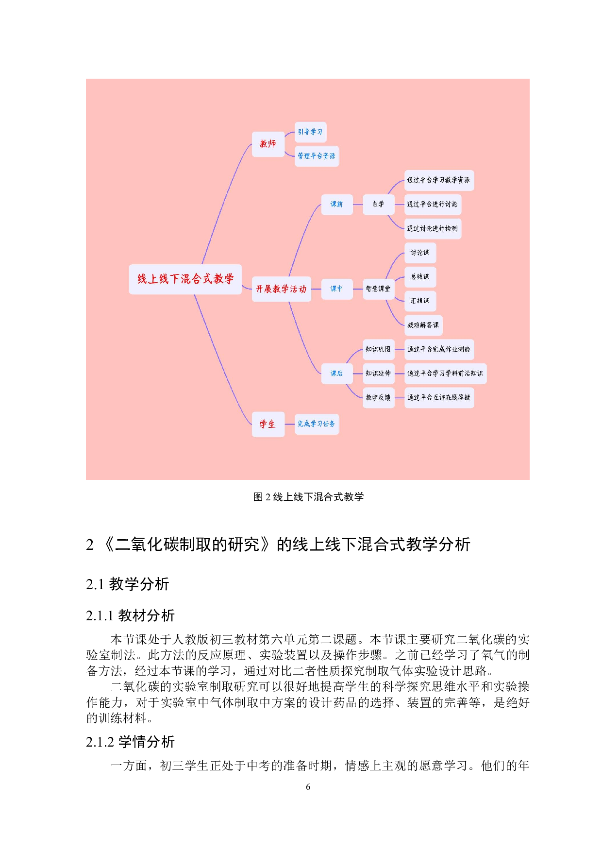 初中化学线上线下混合式教学探析&mdash;&mdash;以二氧化碳制取为例-6967字.doc 第7页