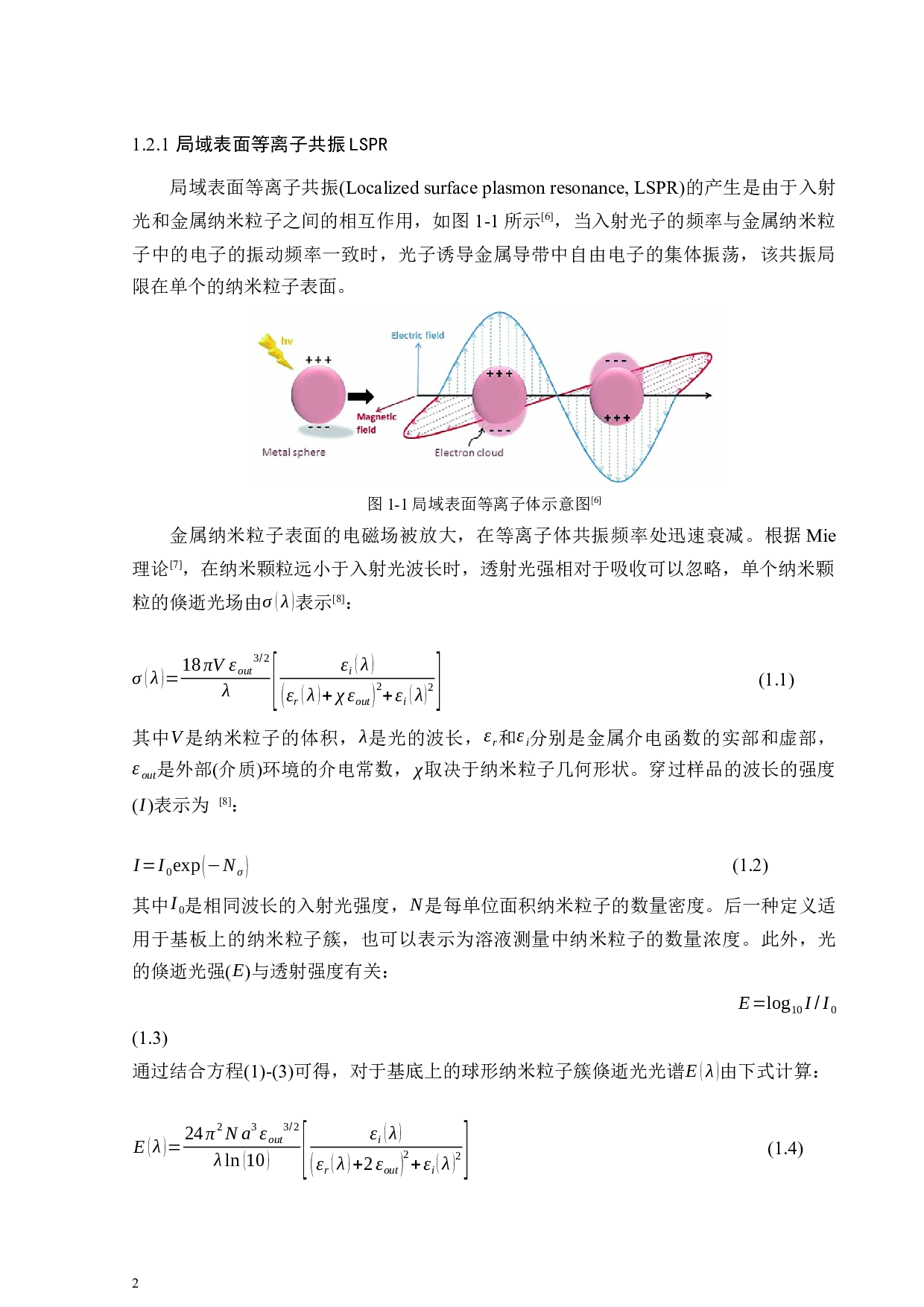 表面等离子共振传感器增敏研究进展及设计应用研究-20279字.docx 第5页