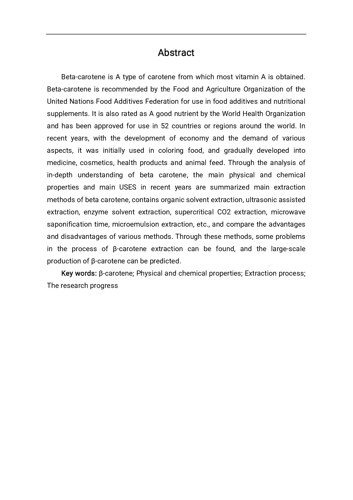 &beta;-胡萝卜素的提取工艺探究-7557字.pdf 第3页