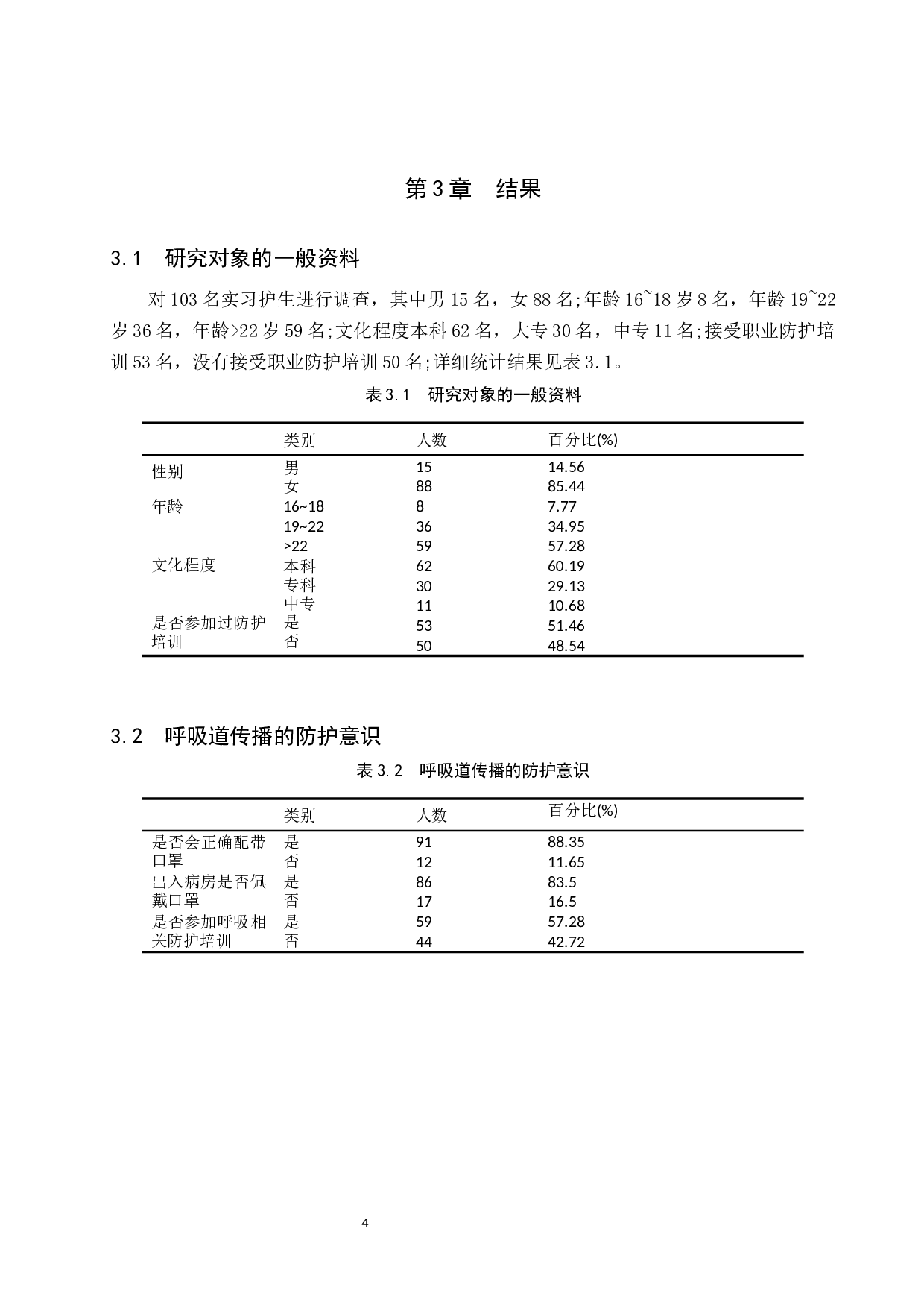 实习护生对传染性疾病的防护意识调查及提升策略研究-8246字.docx 第8页