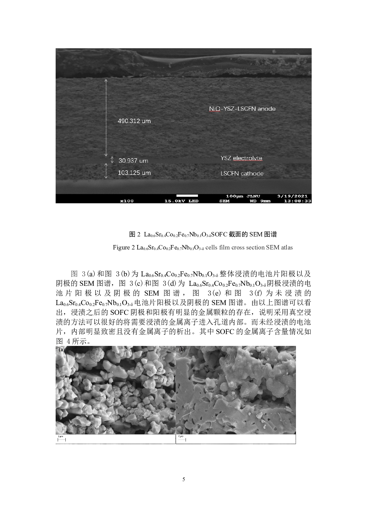 镧锶钴铁铌（LSCFN）整体浸渍固体氧化物燃料电池（SOFC）性能研究-4992字.doc 第6页
