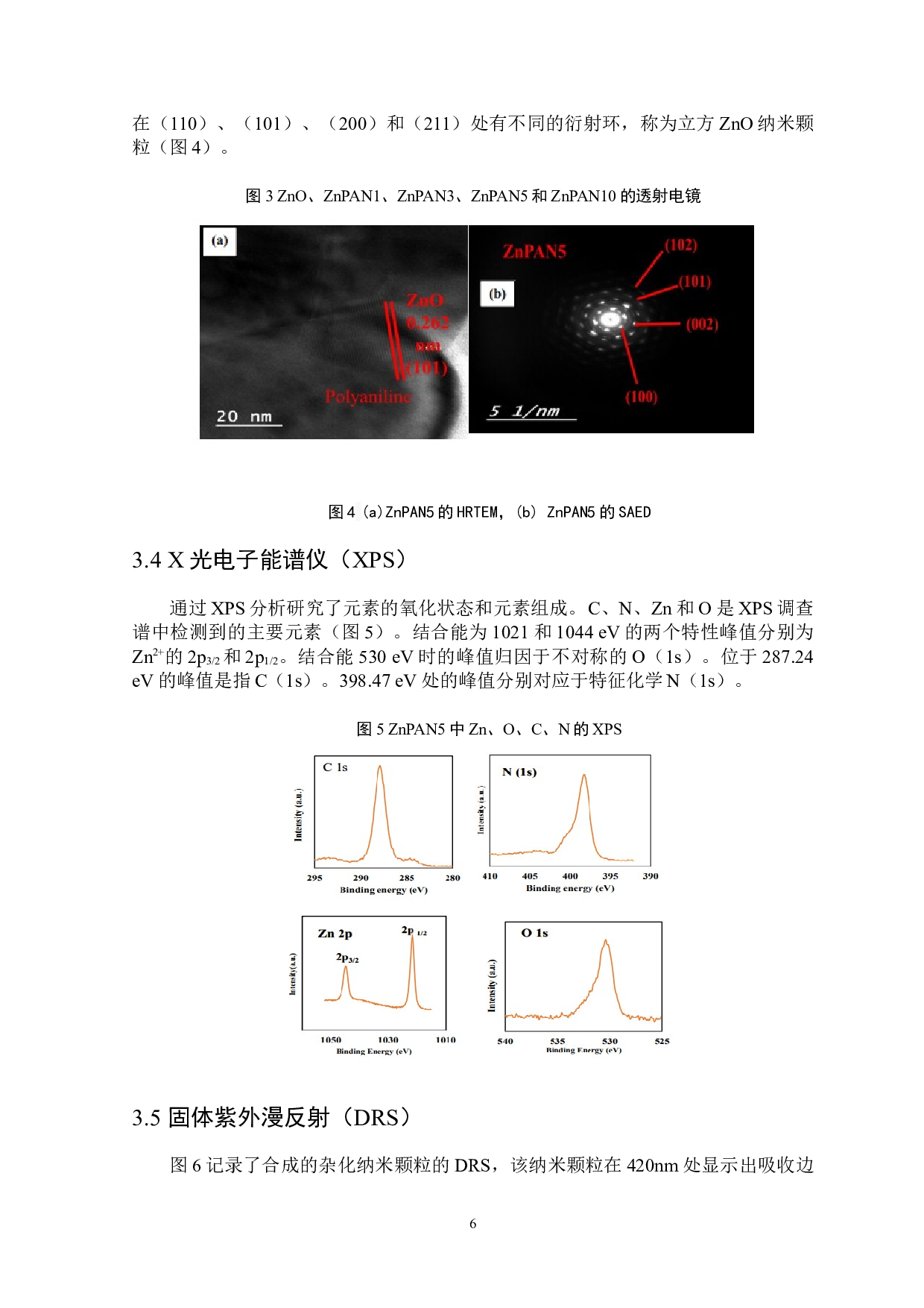 聚苯胺ZnO复合结构的制备及其降解荧光黄染料性能研究-4594字.docx 第7页