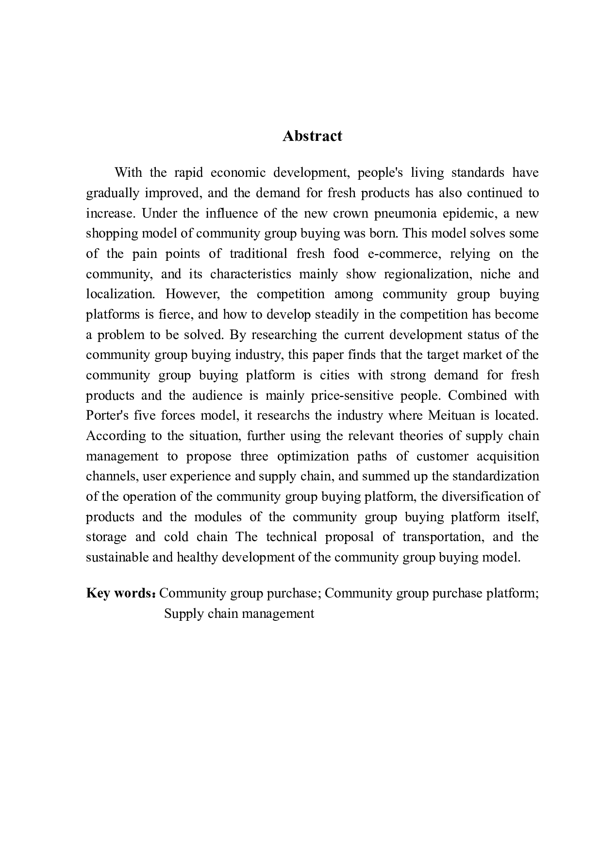 生鲜产品社区团购平台的优化策略研究-18585字.pdf 第2页