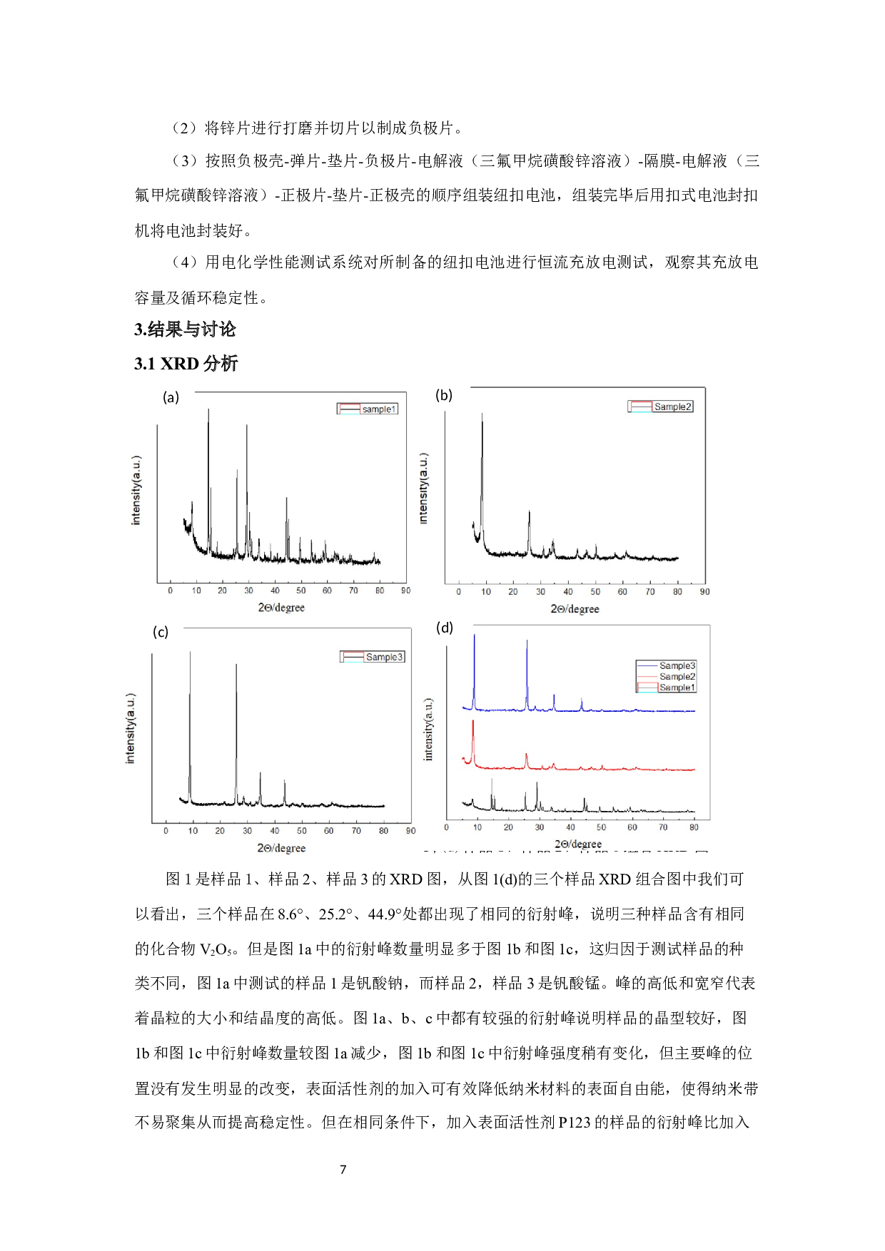 钒酸锰纳米带的制备及锌离子电池性能研究-9070字.docx 第9页