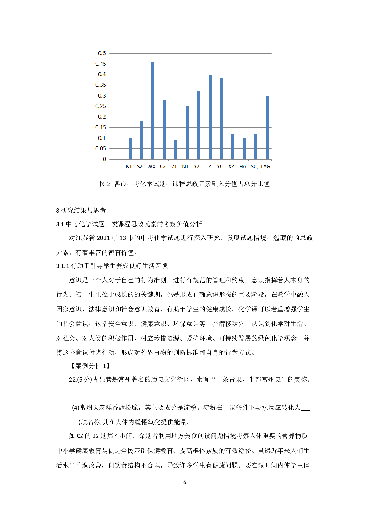 课程思政视角下中考化学试题命题研究&mdash;&mdash;以2021江苏省中考化学试题为例-8979字.docx 第9页