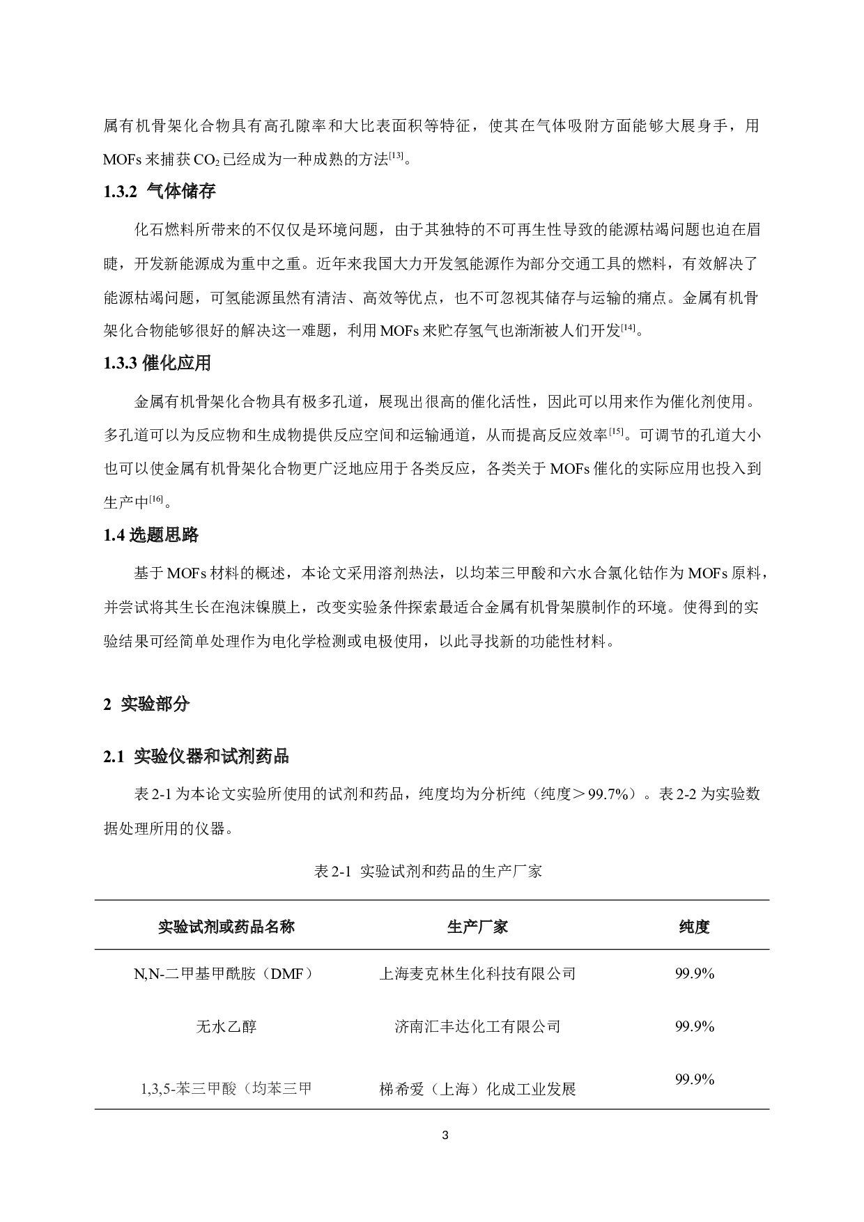 镍膜为基底Co-MOF合成及性质研究-6709字.docx 第5页