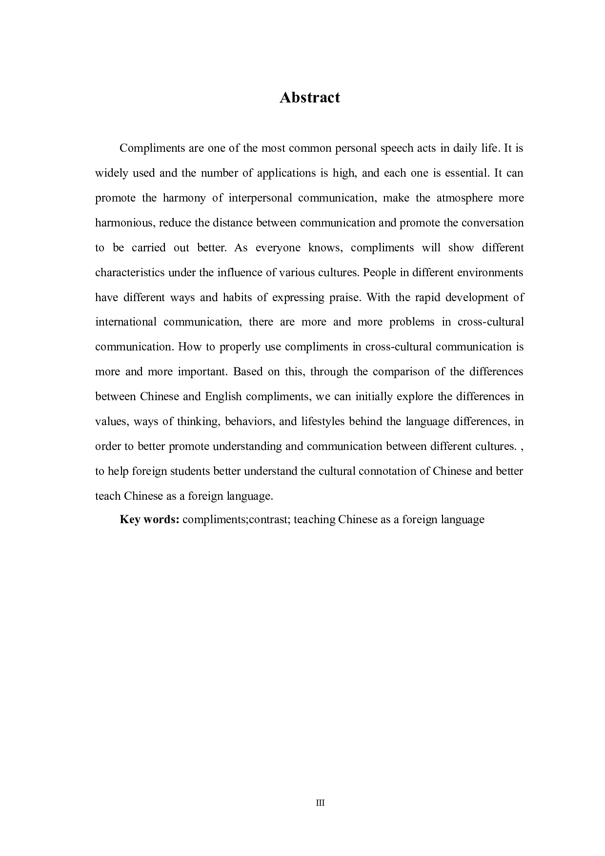 汉英称赞语对比及在对外汉语教学中的应用-12464字.docx 第3页