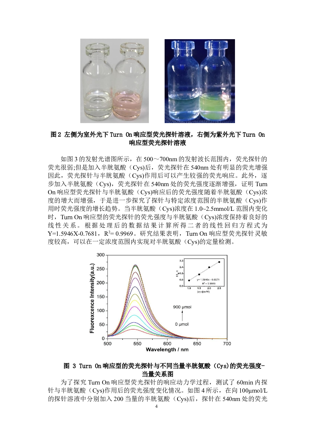 一种基于罗丹明类荧光增强型探针的设计、合成及对半胱氨酸的检测研究-5763字.docx 第8页