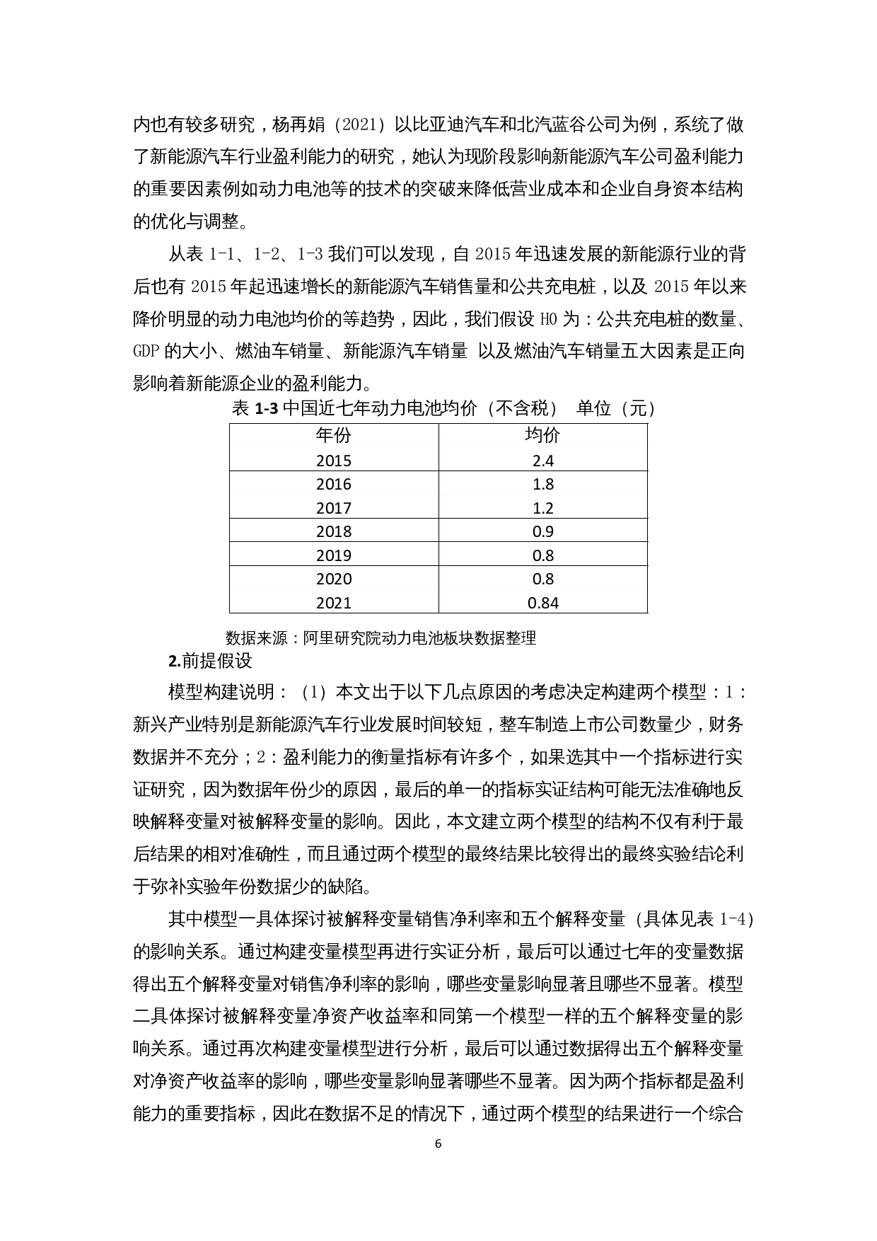 新兴技术企业盈利能力影响因素分析&mdash;以新能源汽车行业为例-15341字.docx 第8页