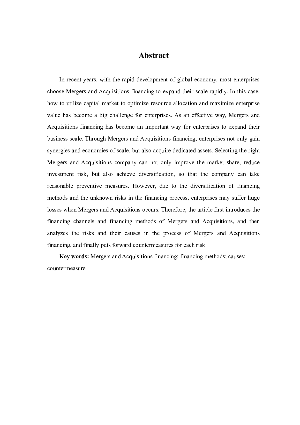 并购融资方式及其风险防范对策-6789字.docx 第4页