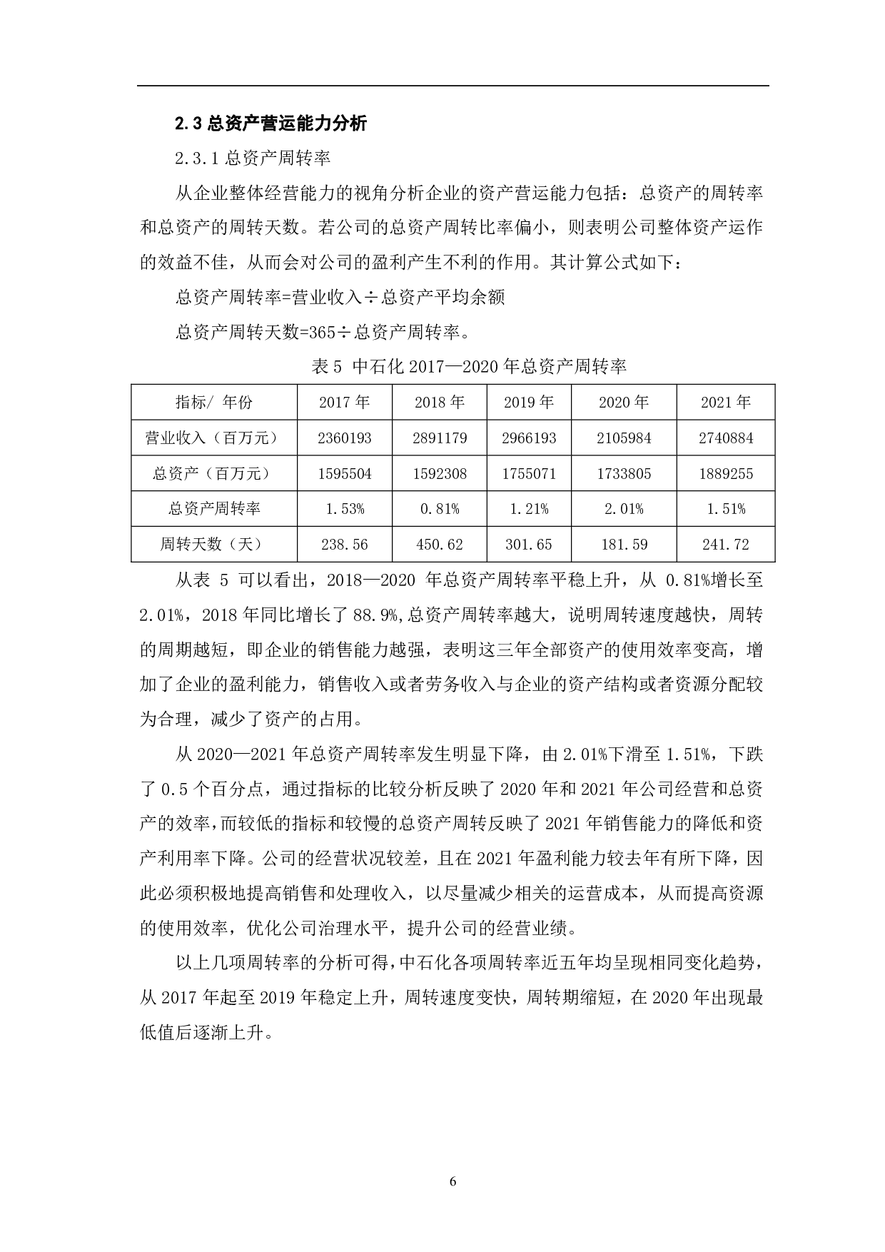 中国石油化工股份有限公司营运能力分析-6902字.pdf 第9页