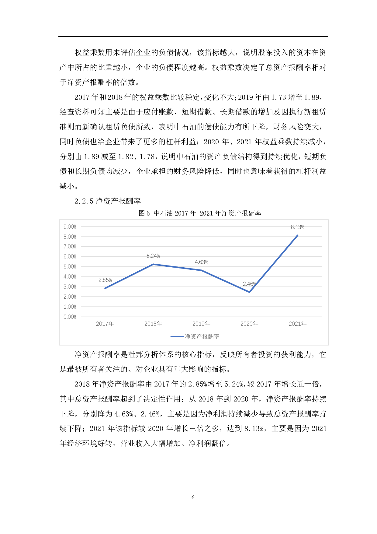 杜邦分析法在中国石油天然气股份有限公司的应用研究-5806字.pdf 第9页