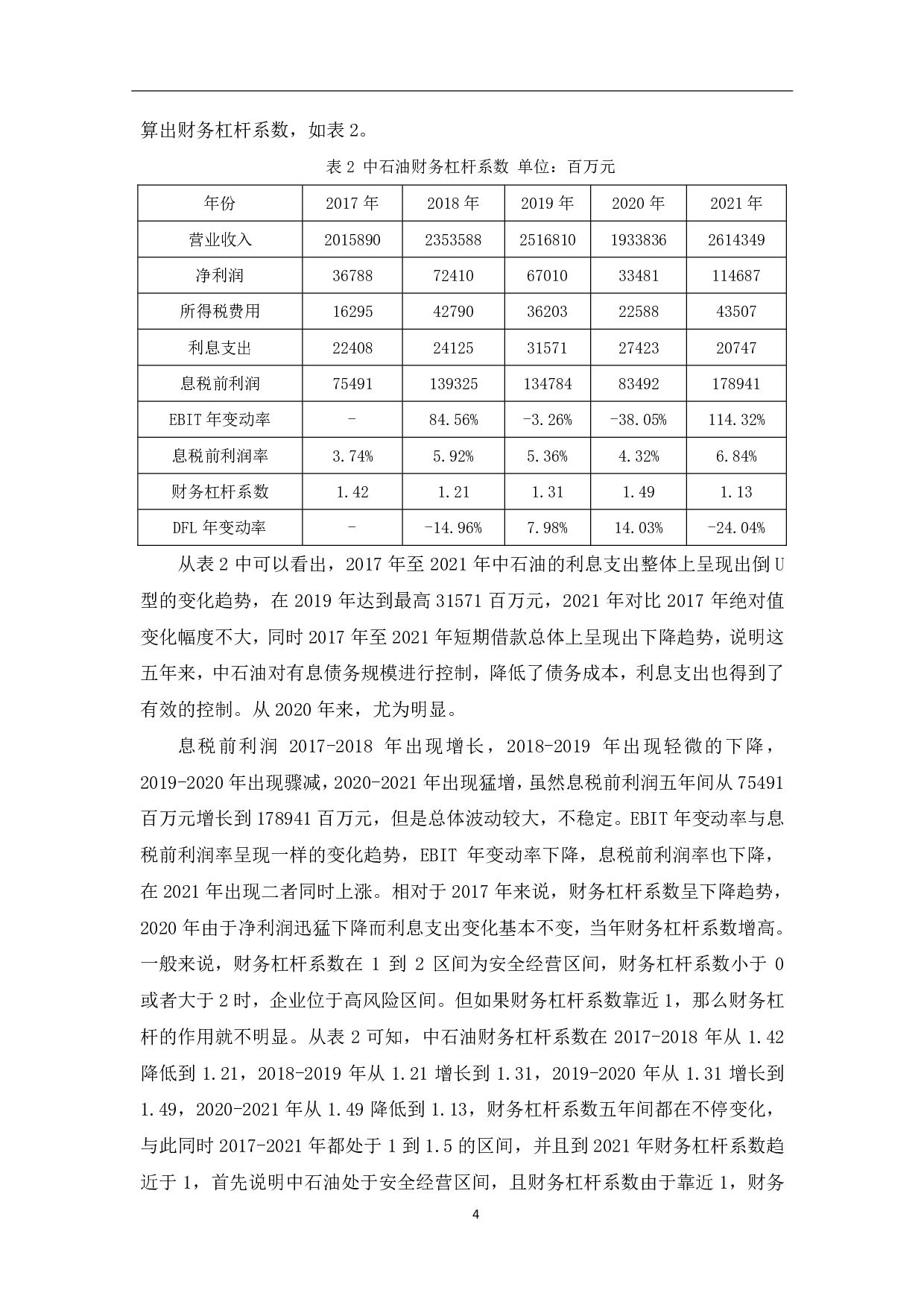 财务杠杆原理及其在中国石油天然气股份有限公司的应用研究-6827字.pdf 第7页