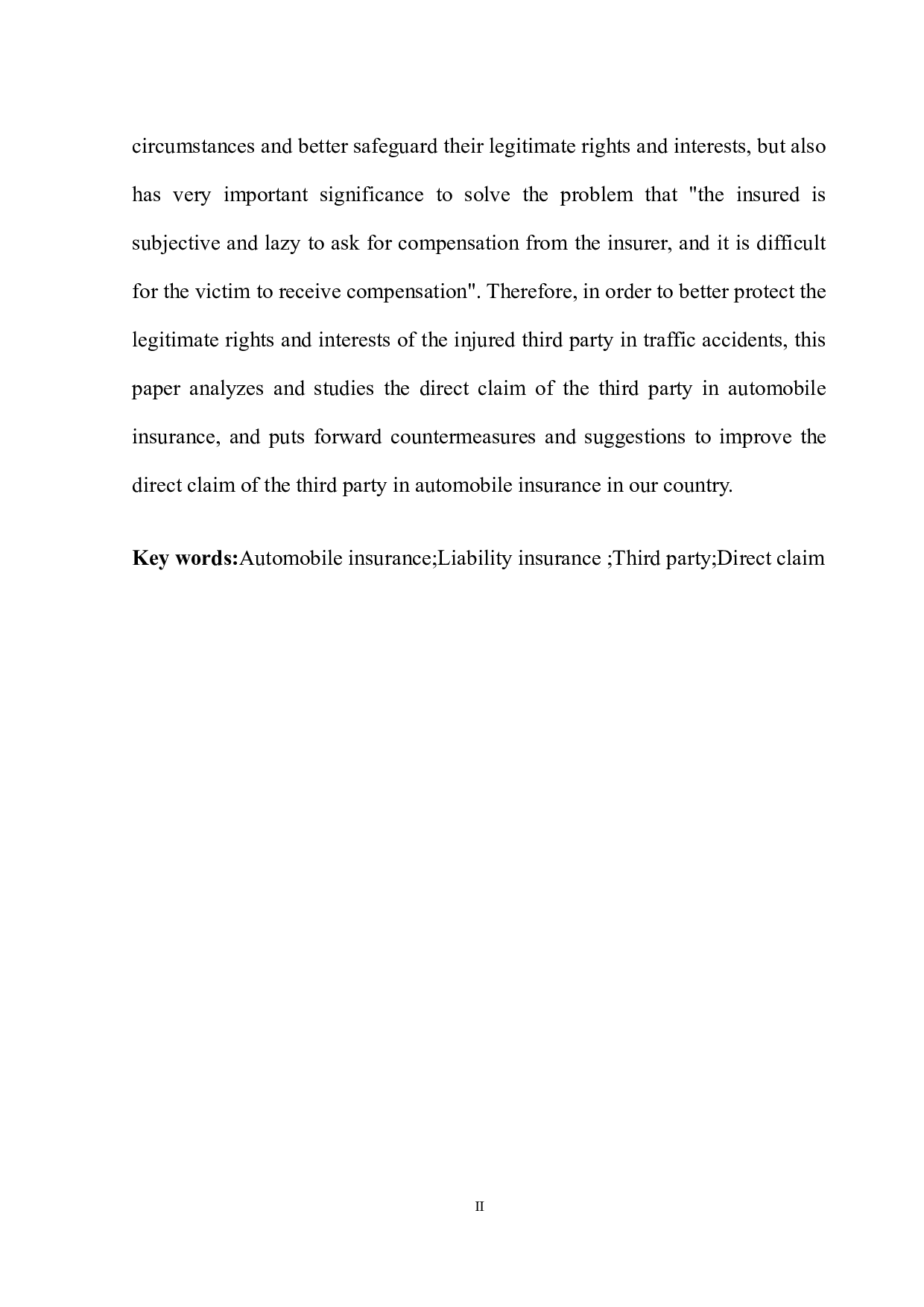 汽车保险第三者直接请求权研究-13050字.docx 第4页