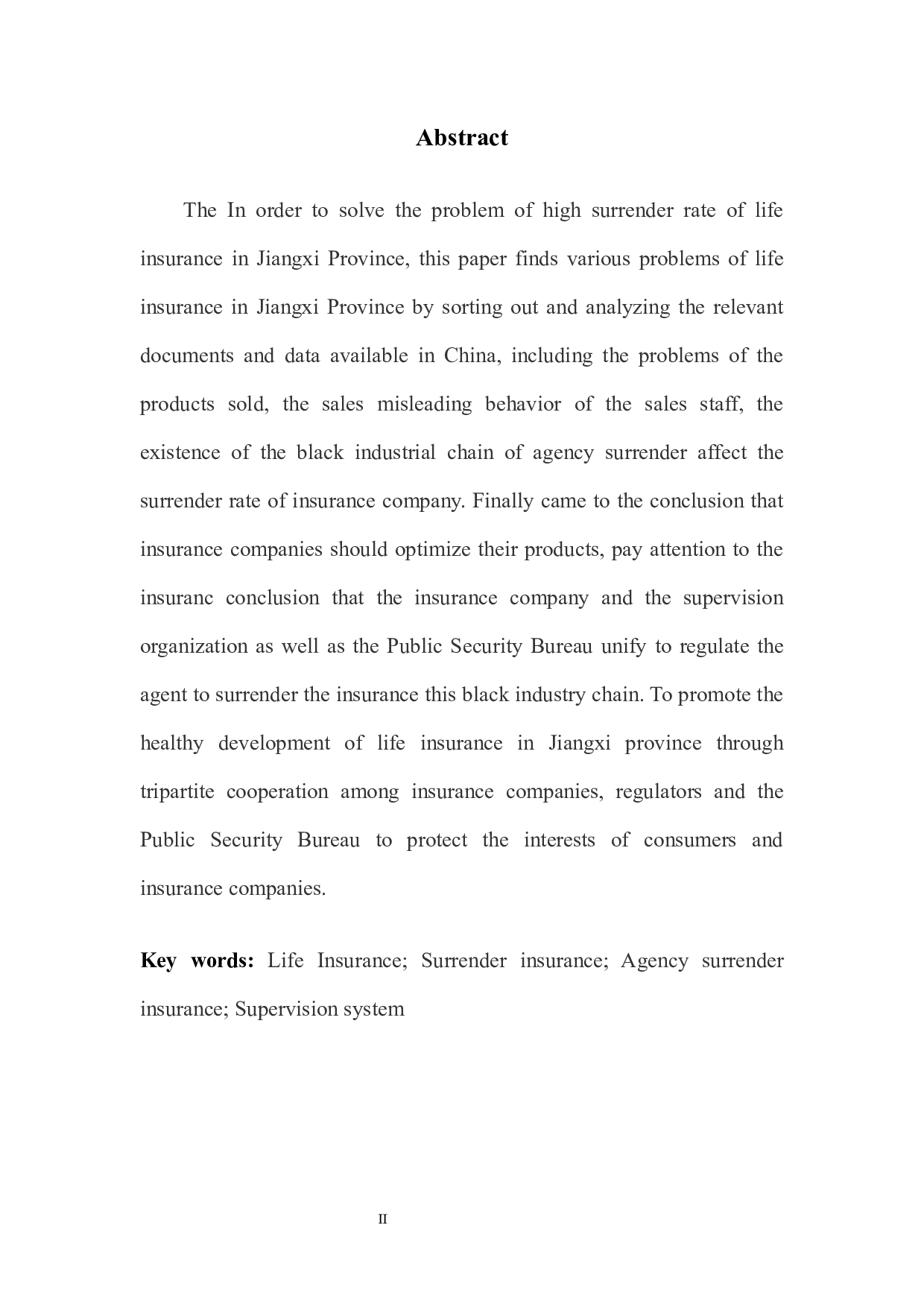 江西省人身保险退保成因及对策研究-10985字.docx 第4页