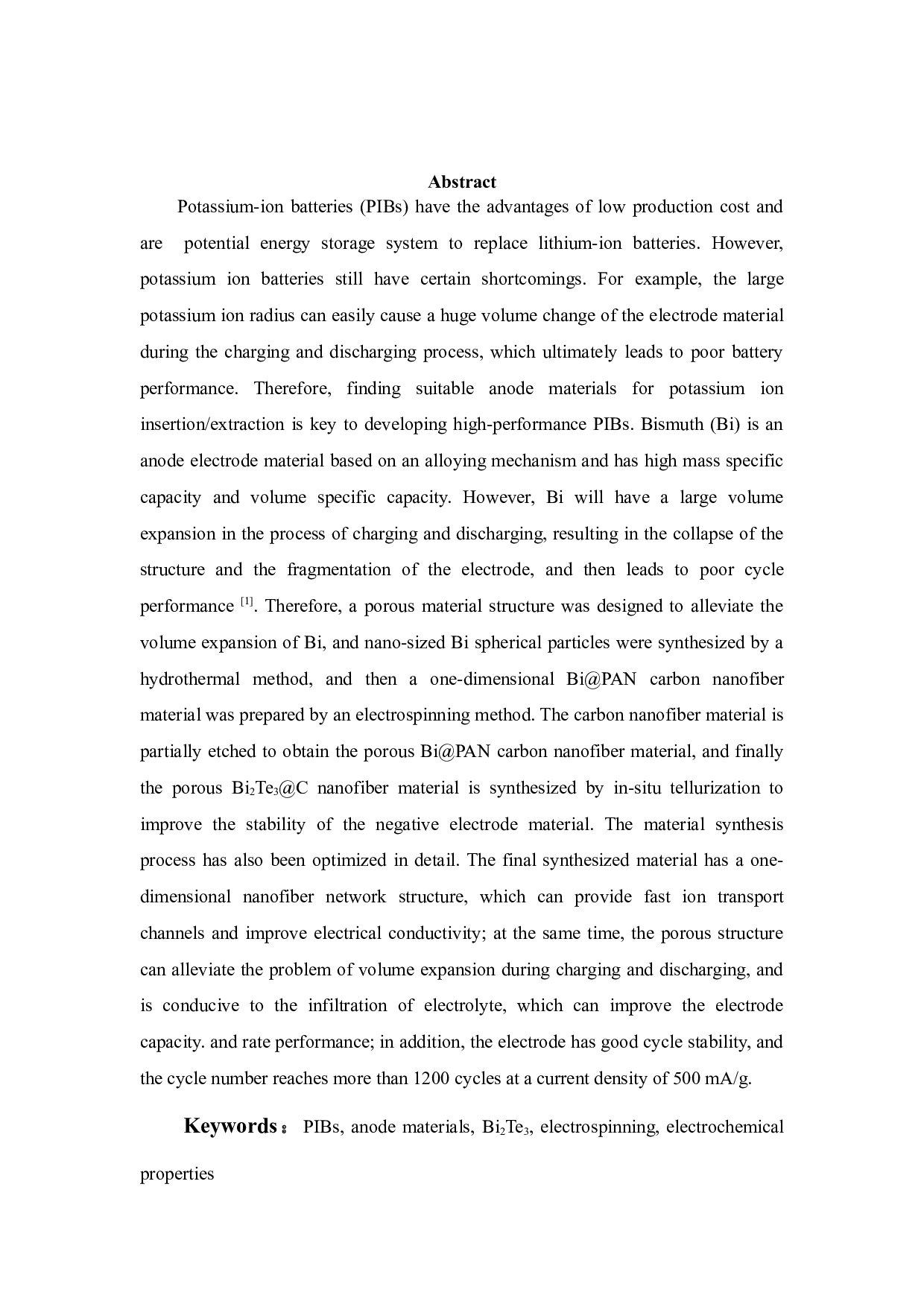 3D多孔Bi球应用于高比能电容型钾离子电池-16767字.docx 第3页