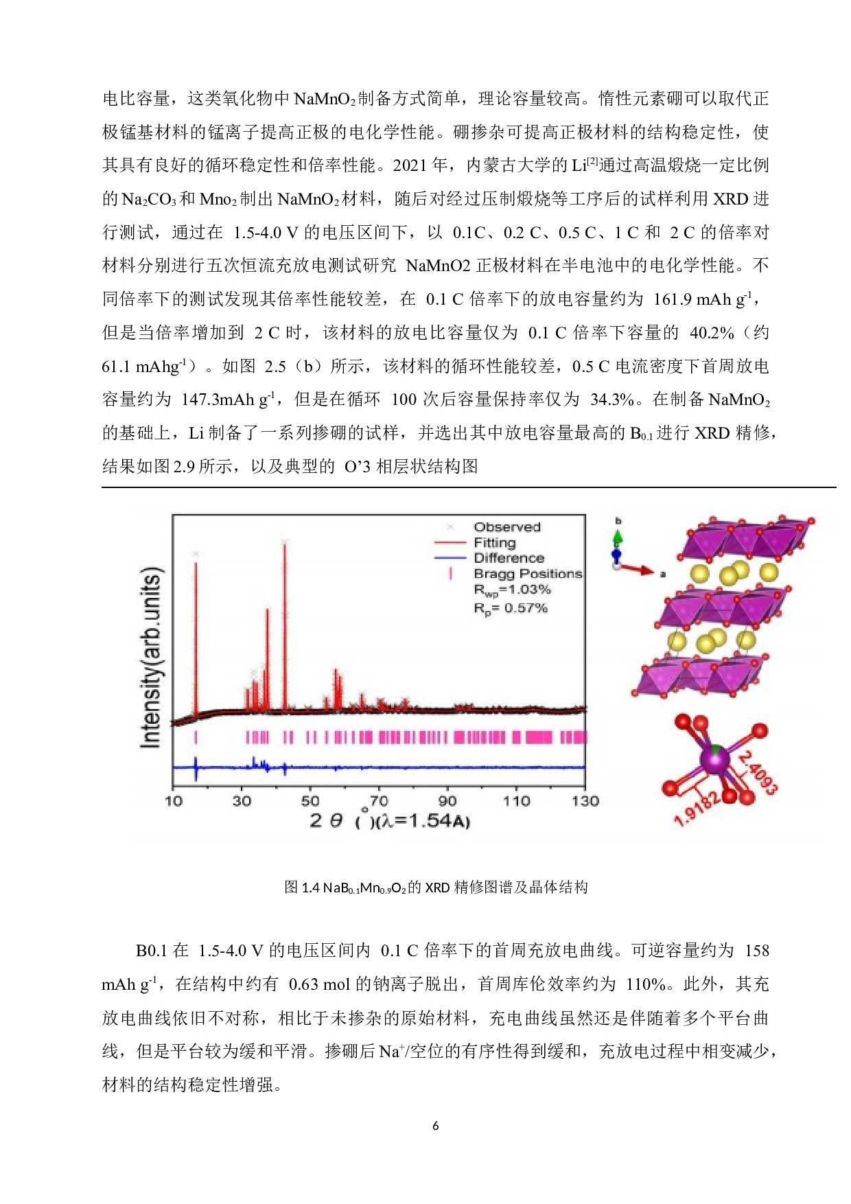 探究以水热法制备氟磷酸钒钠的晶体结构与电化学性能-11389字.docx 第10页