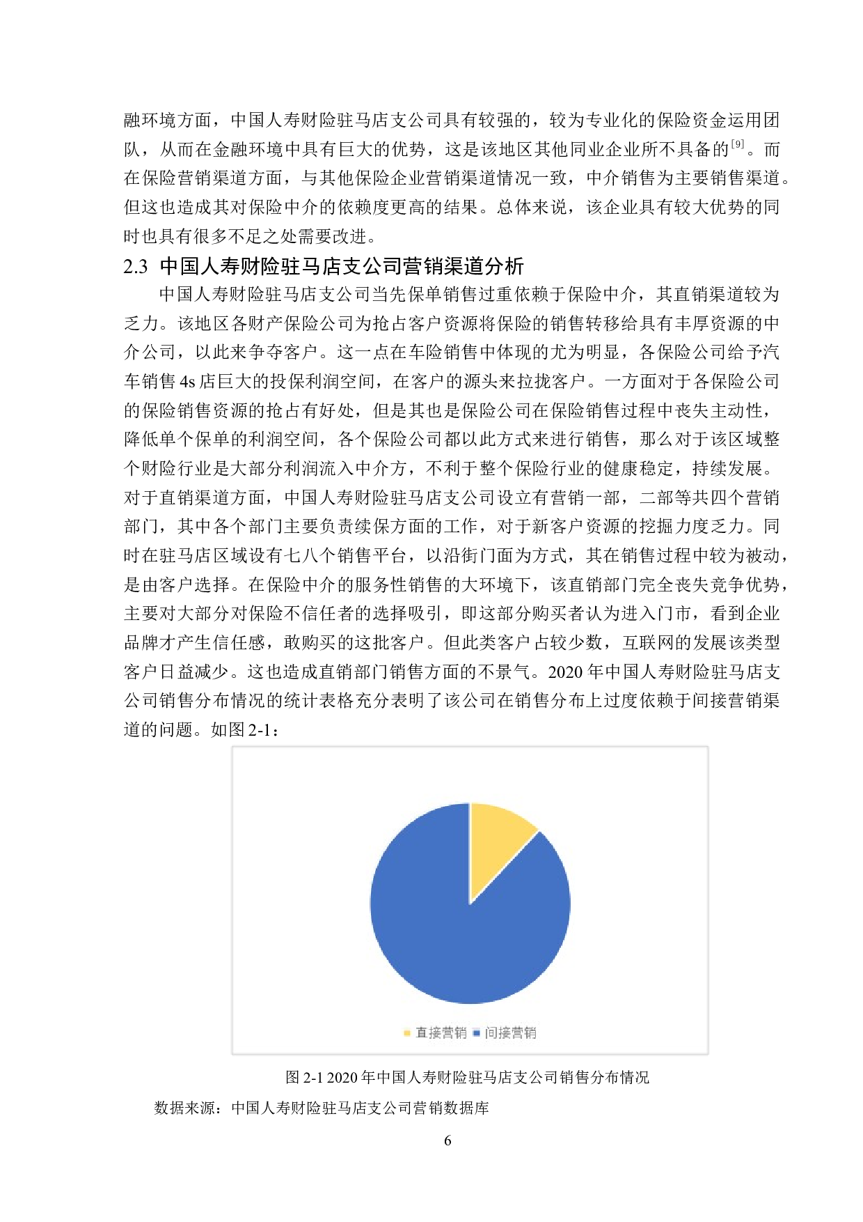 中国人寿财险驻马店支公司保险营销现状分析-13031字.doc 第9页