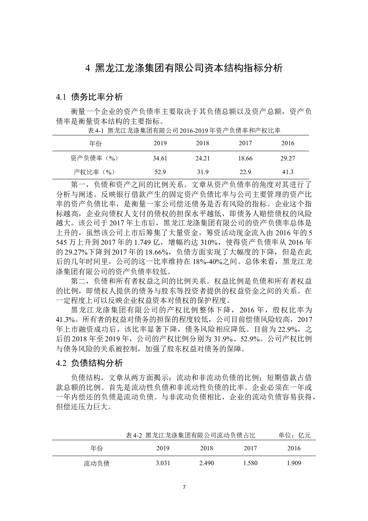 黑龙江龙涤纶集团有限公司资本结构分析-12590字.docx 第10页