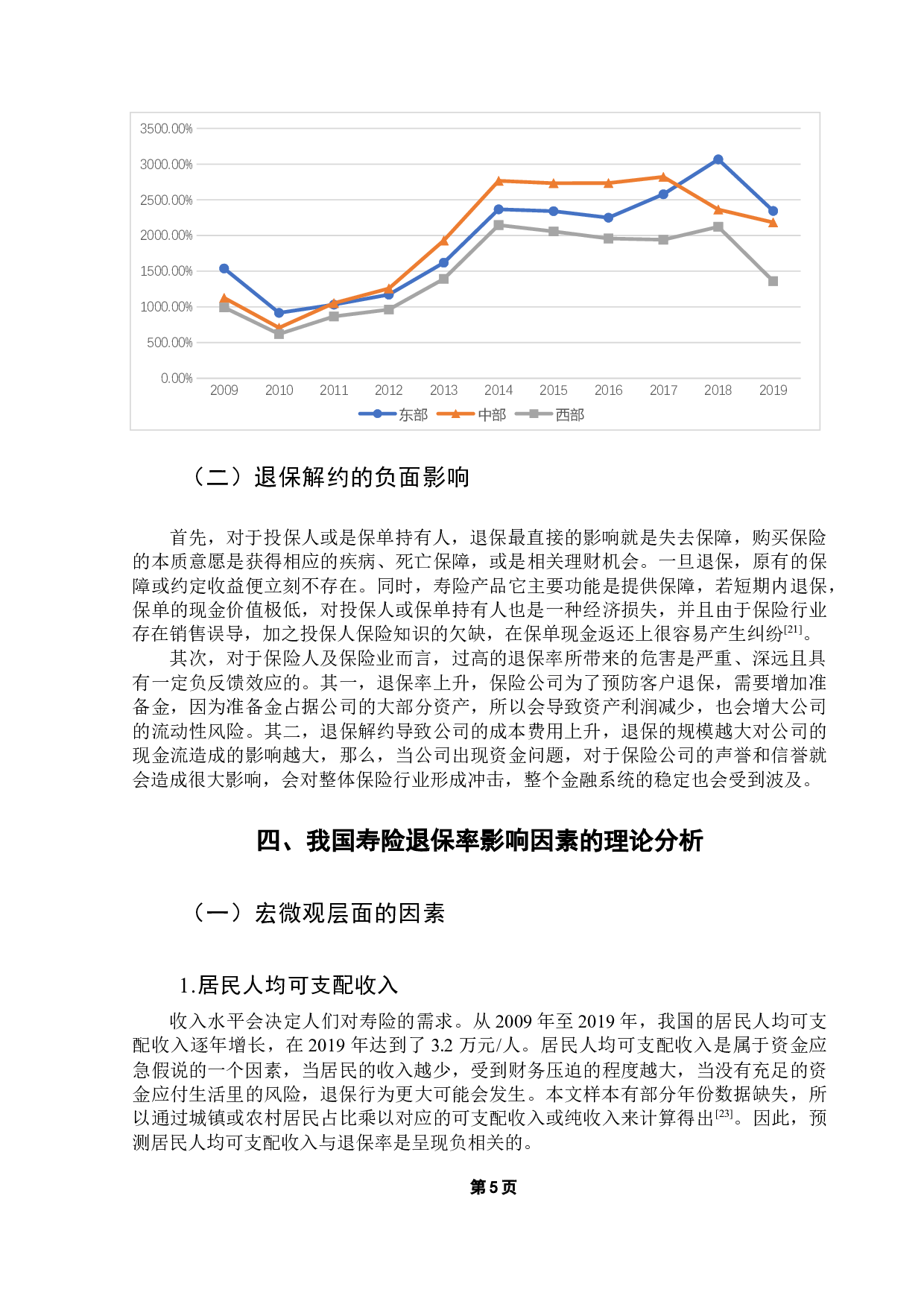 我国寿险退保率的影响因素研究-12583字.docx 第9页