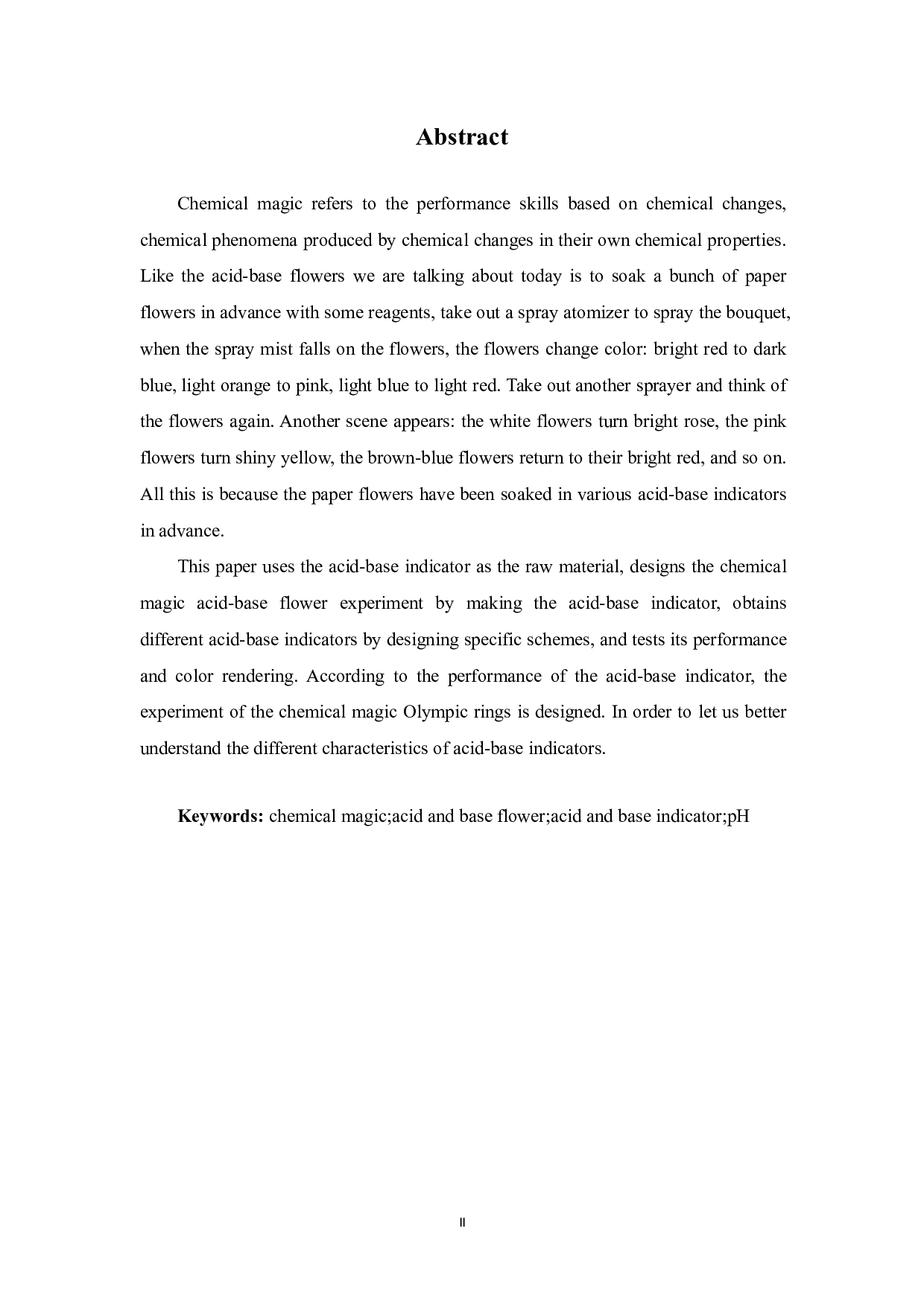 化学魔术&ldquo;酸碱花&rdquo;创新实验设计研究-13555字.pdf 第2页