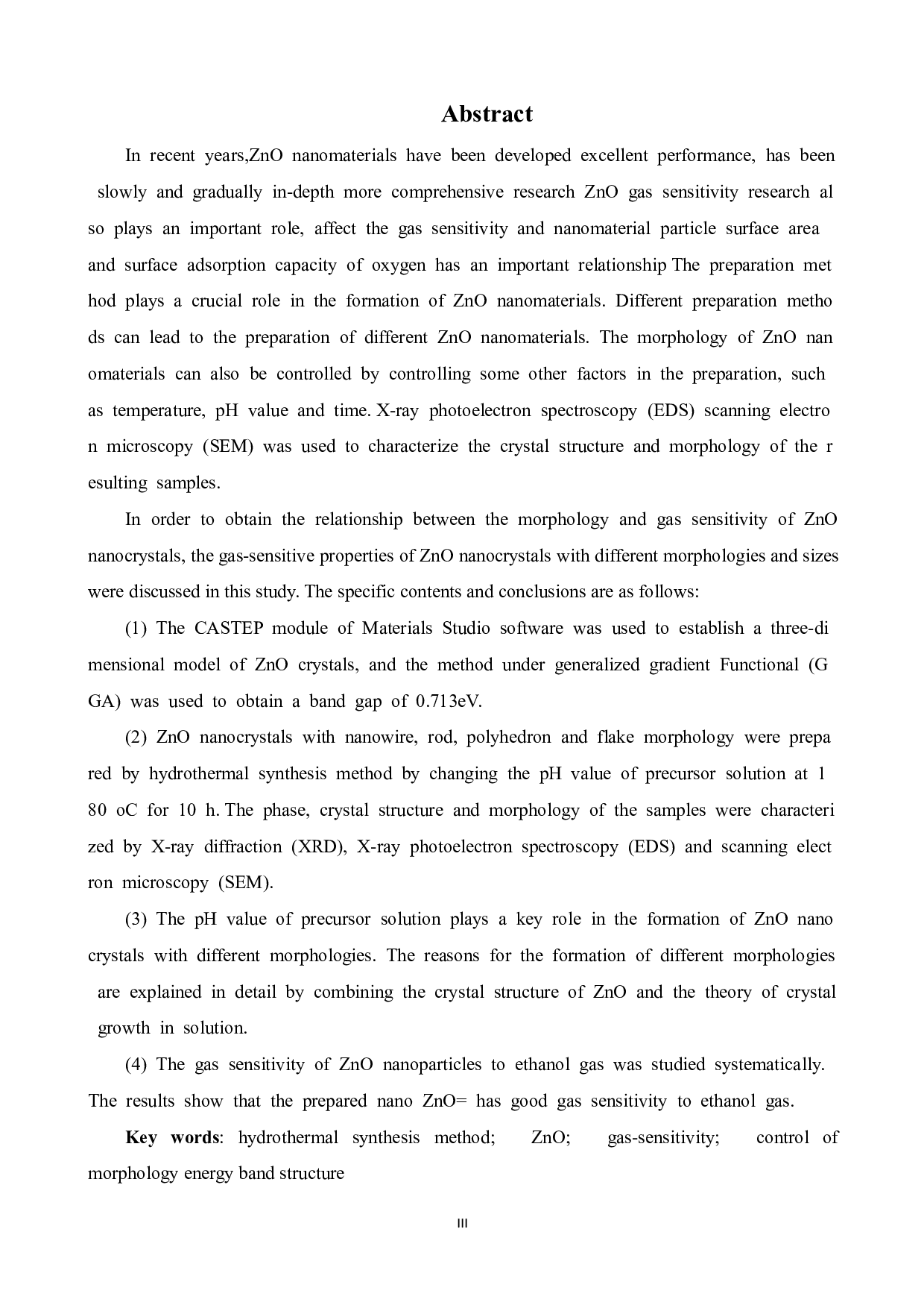 不同形貌ZnO纳米颗粒的制备和发光及气敏性能研究-14842字.pdf 第2页