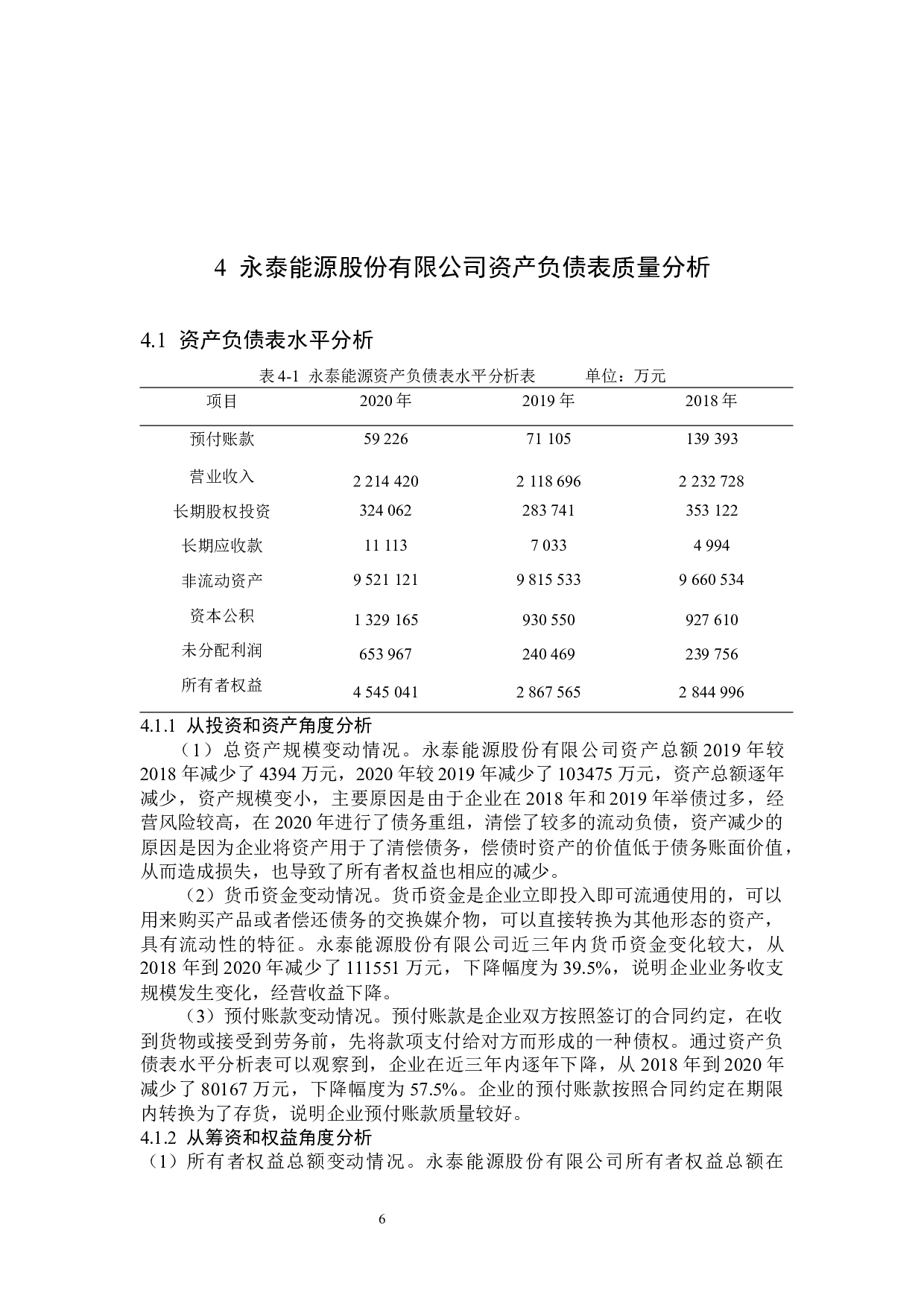 永泰能源股份有限公司资产负债表分析-12032字.docx 第10页