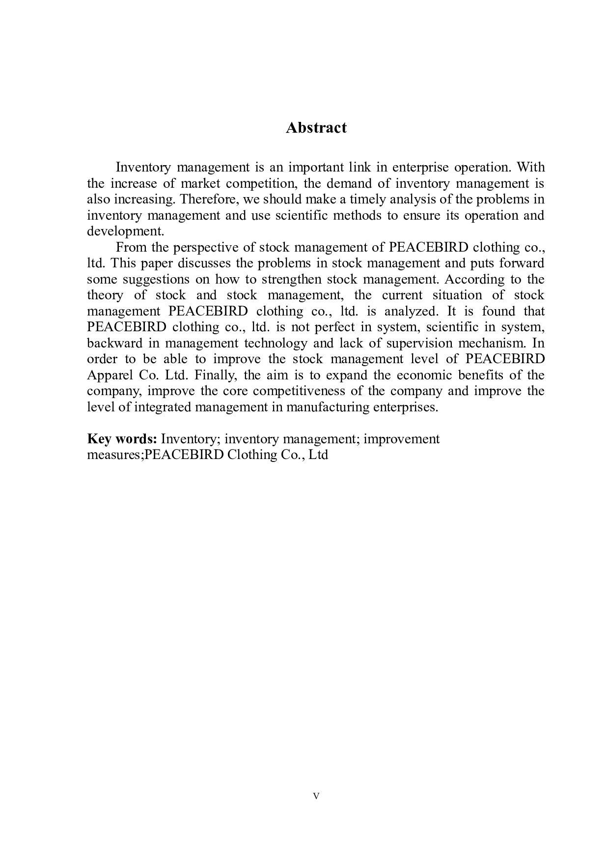 太平鸟服饰有限公司存货管理研究-11117字.doc 第3页