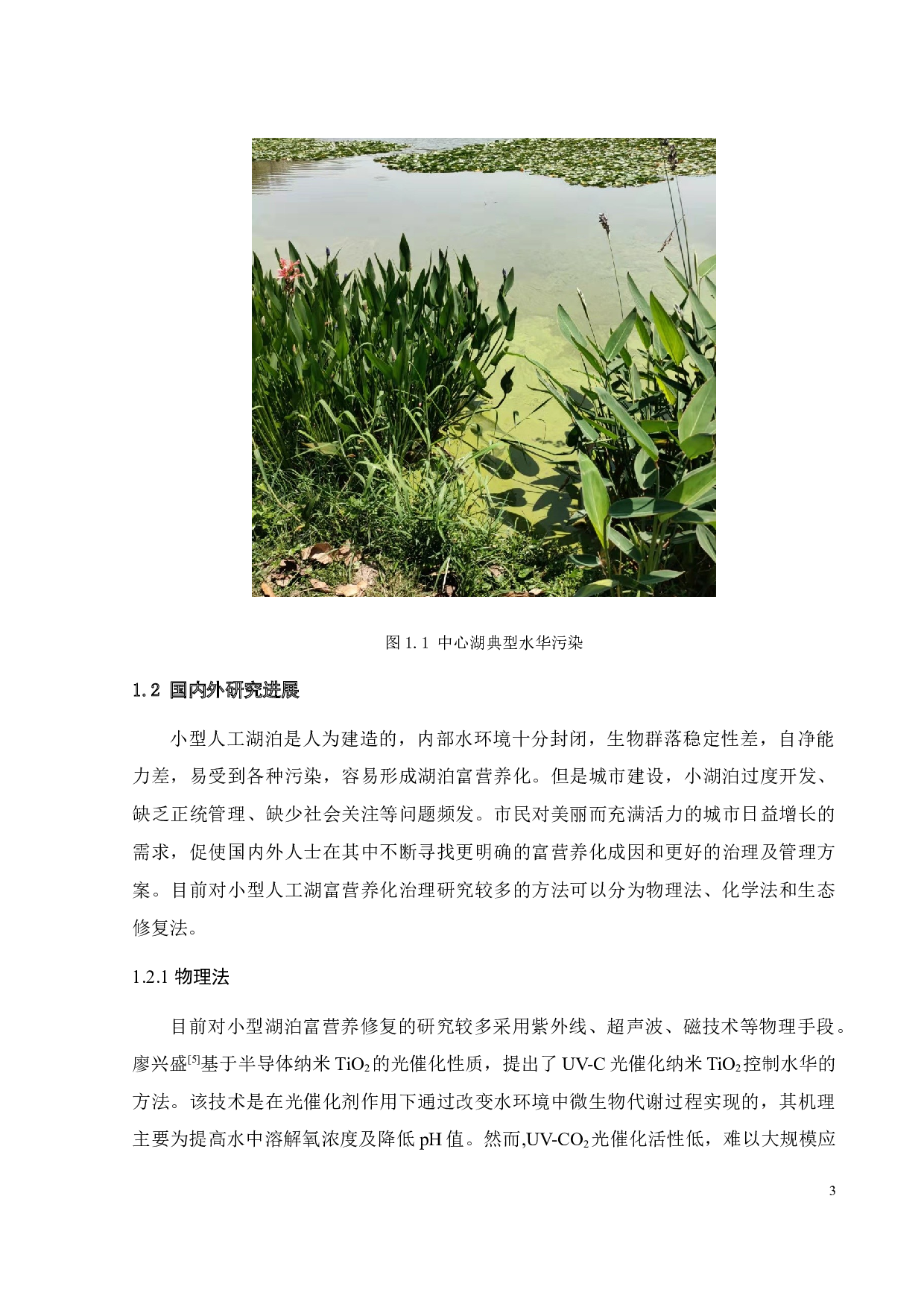 小型湖泊富营养化成因调查及生态综合治理方案设计-23912字.docx 第9页
