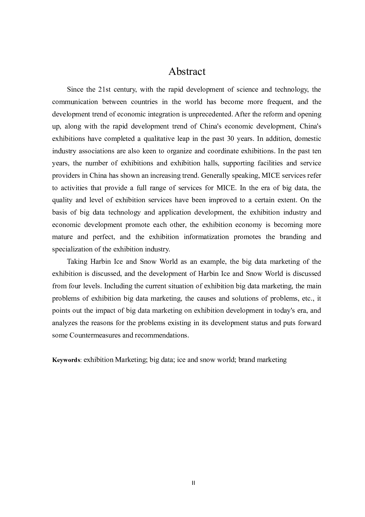 展会大数据营销的问题与对策&mdash;&mdash;以哈尔滨冰雪大世界为例-23950字.docx 第2页
