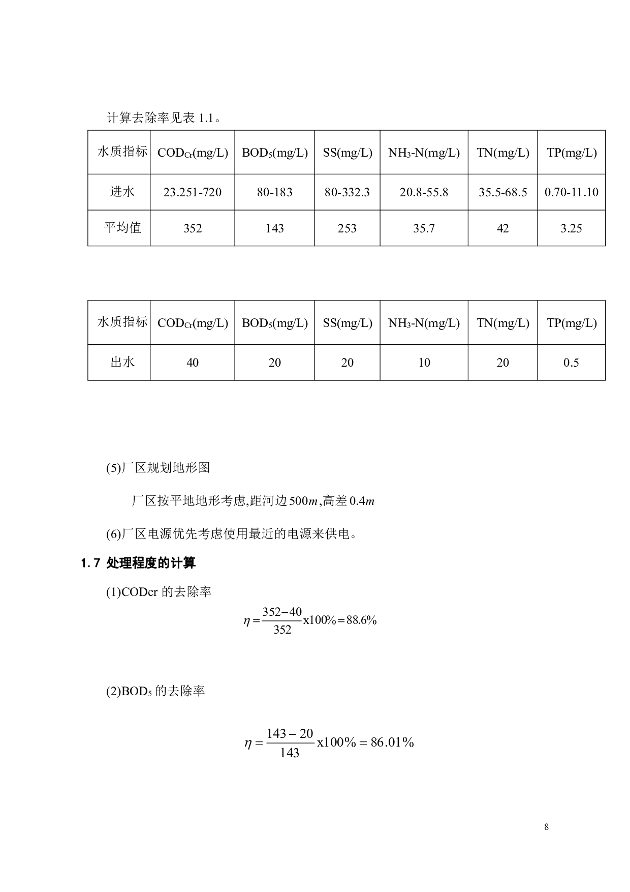 15000m3_d城镇集中生活污水处理工程设计-21260字.pdf 第8页