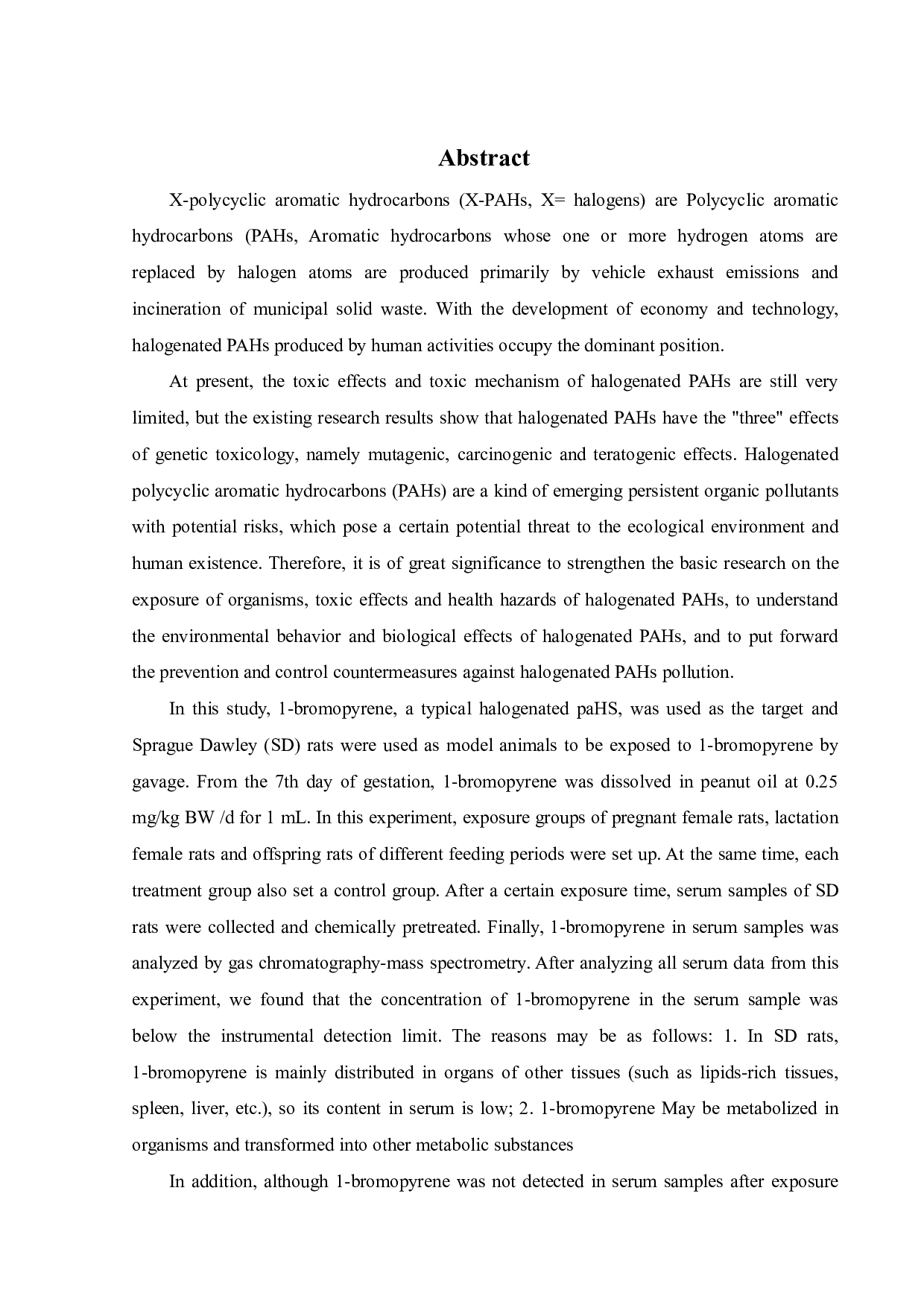 卤代多环芳烃的代际传递初步研究-21559字.pdf 第2页