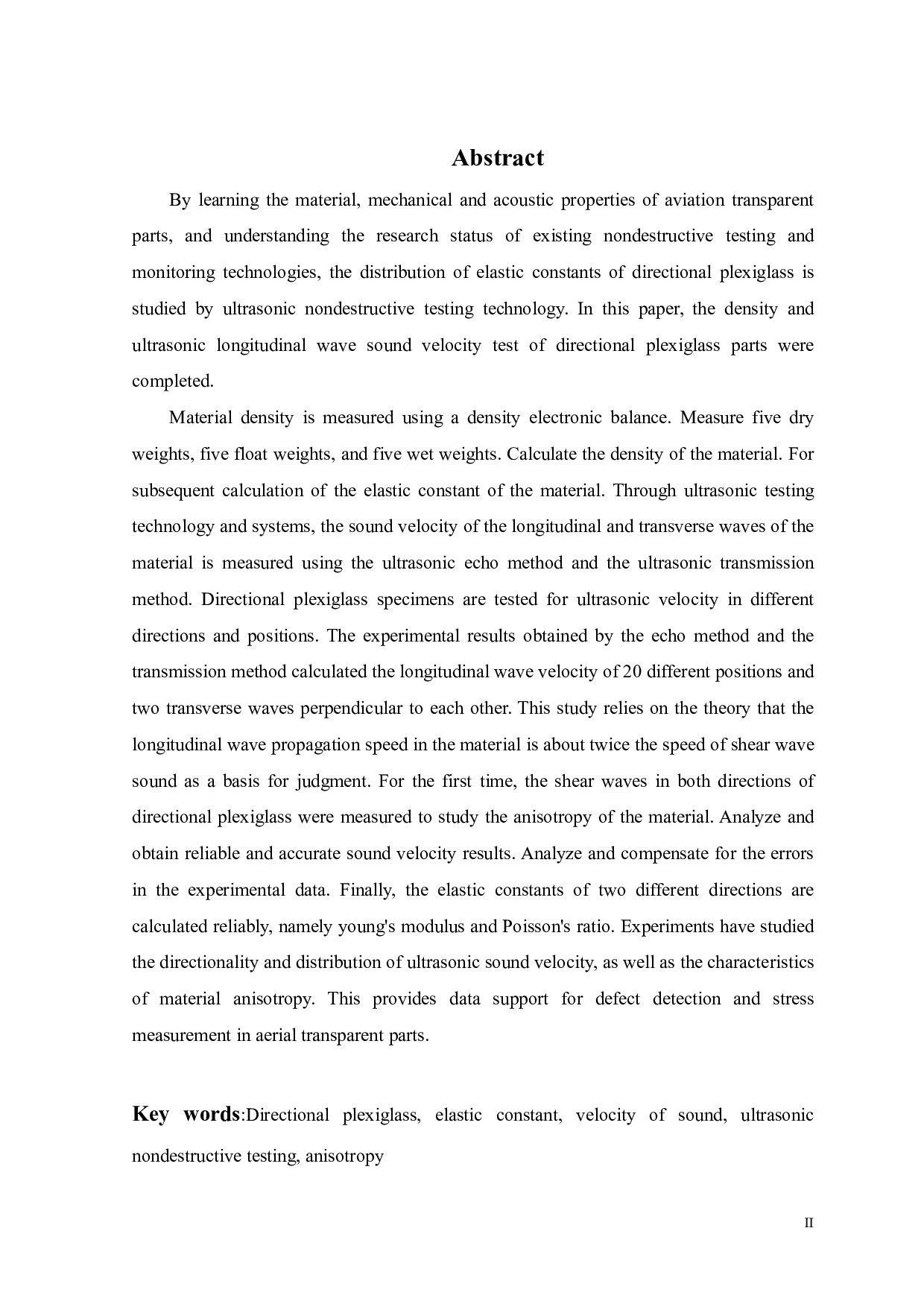 定向有机玻璃弹性常数的超声无损表征-17724字.pdf 第1页