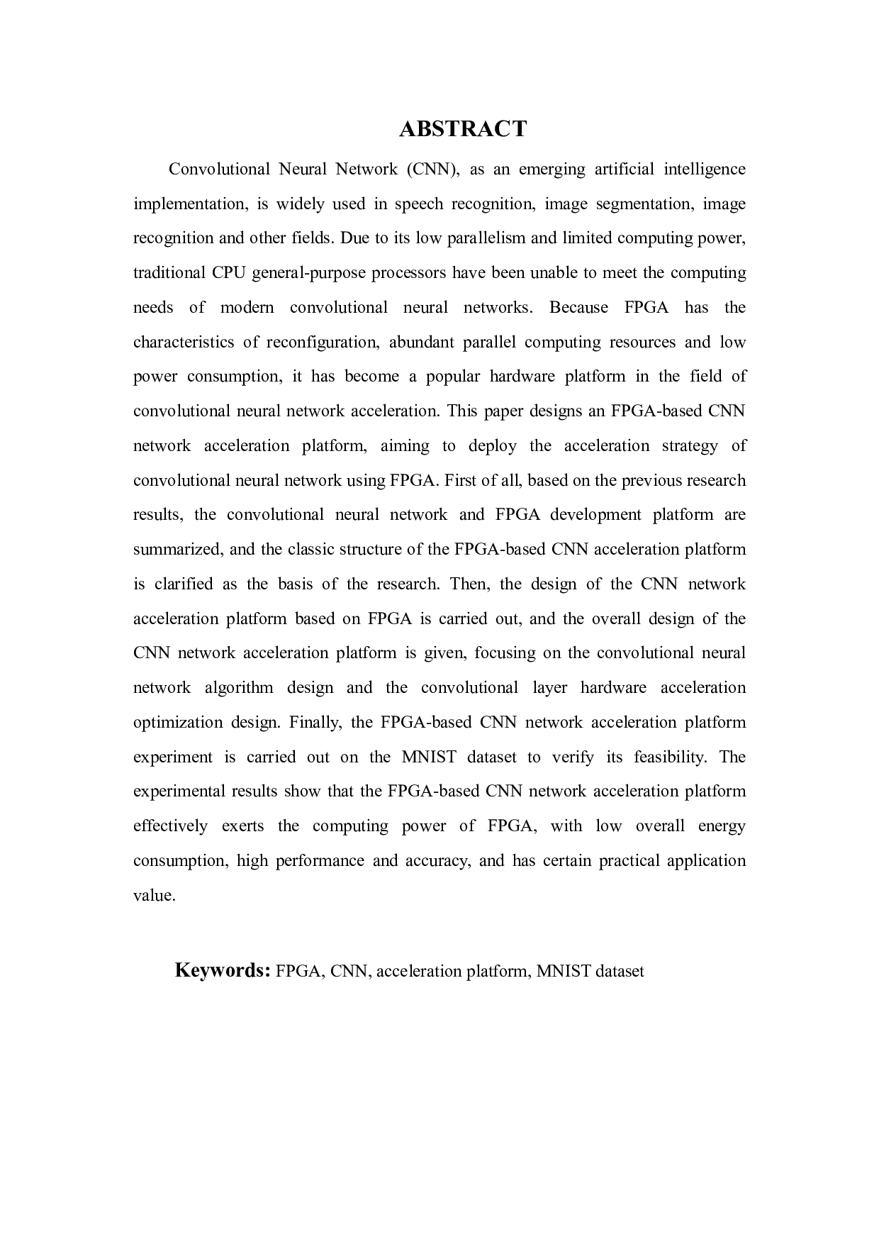 基于FPGA的CNN网络加速平台研究-15435字.pdf 第2页