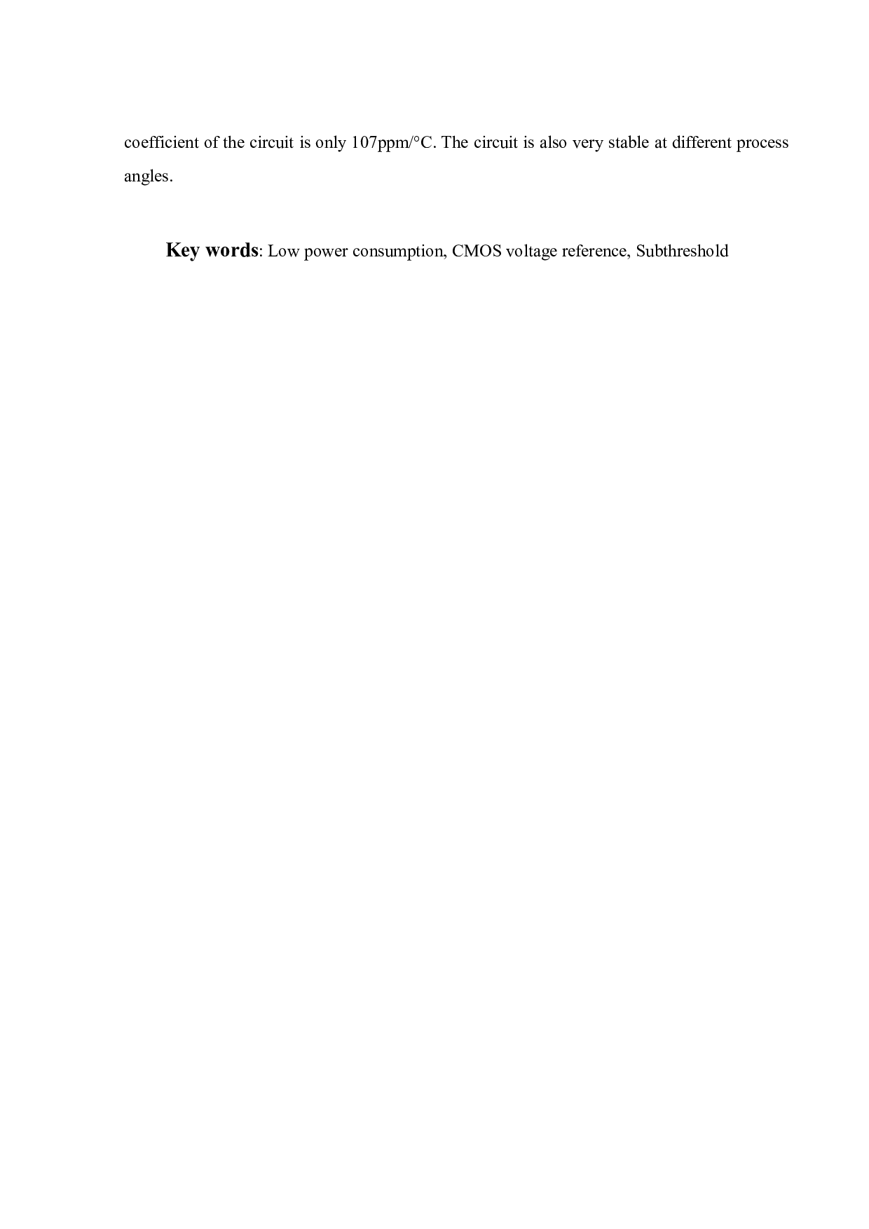 漏电流偏置的CMOS电压基准研究与设计-14807字.pdf 第2页