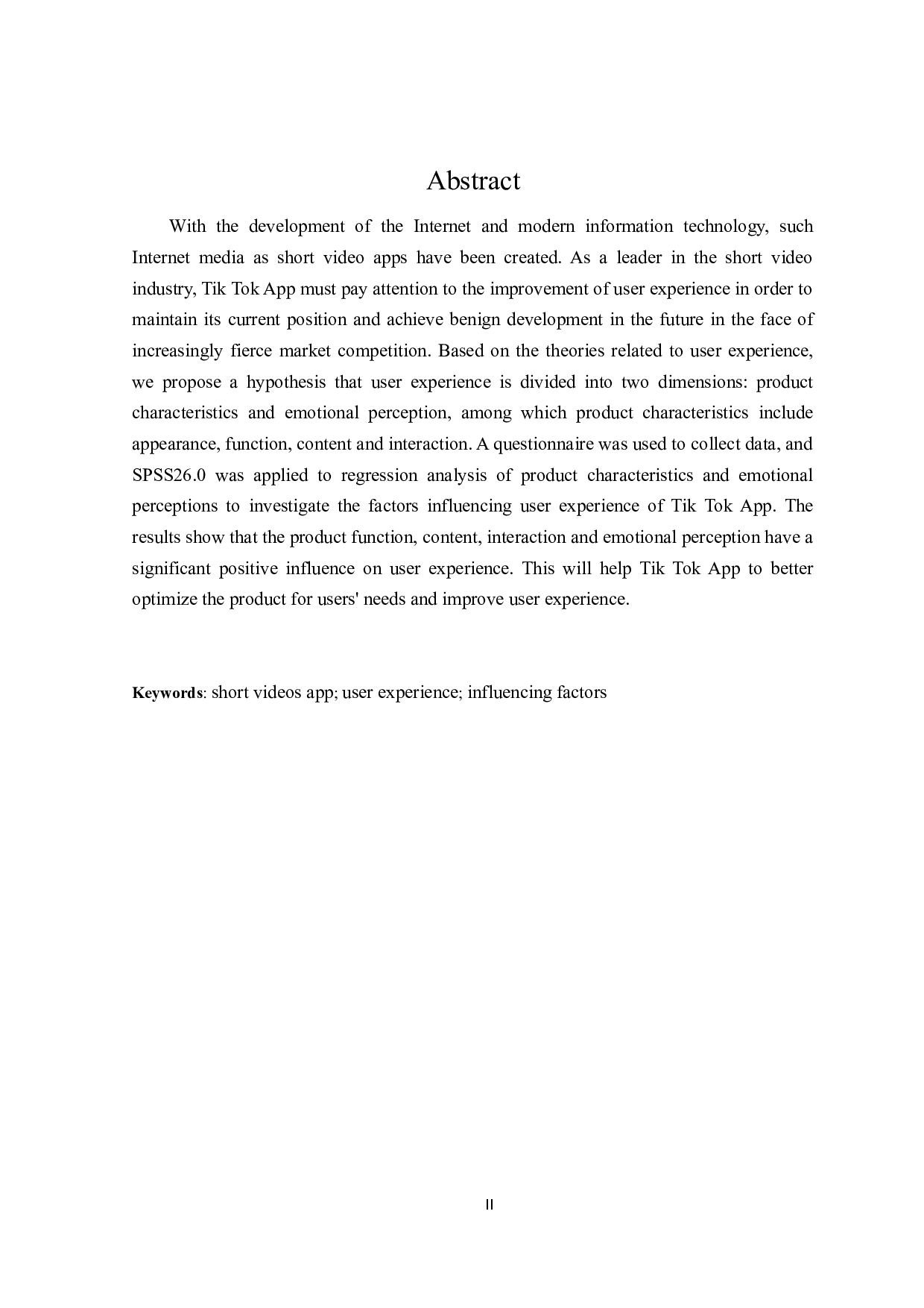 短视频App用户体验的影响因素研究-21594字.docx 第2页