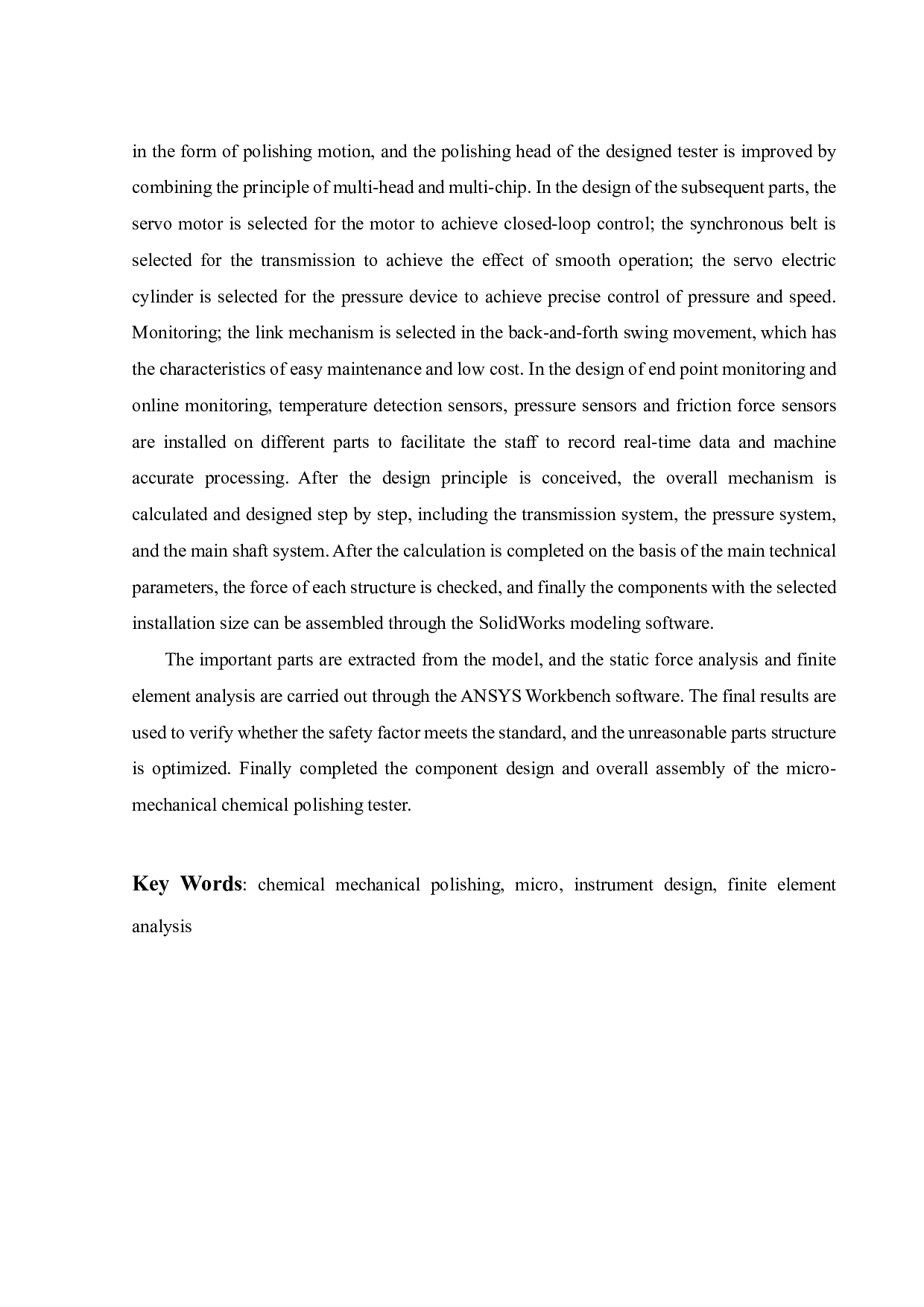 微型化学机械抛光测试仪设计与优化.pdf 第3页