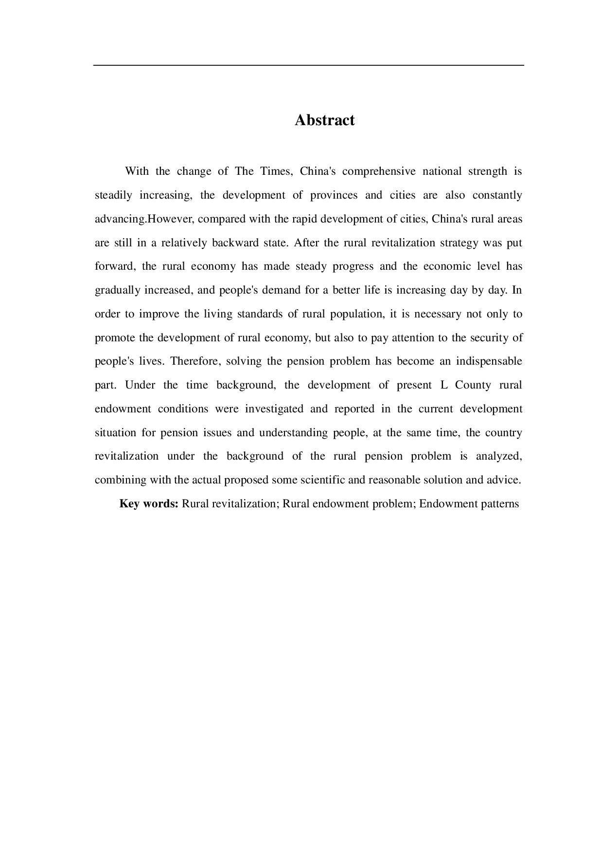 乡村振兴背景下 L县农村养老问题及策略研究-10601字.pdf 第4页