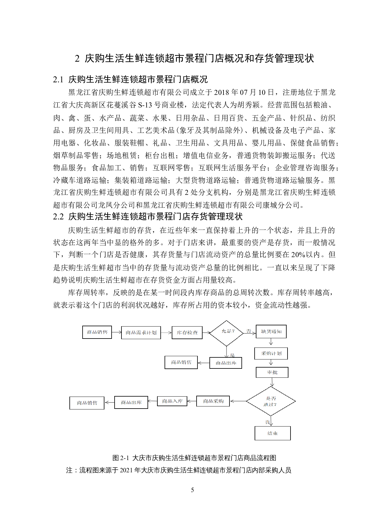 庆购生活生鲜连锁超市景程门店存货管理问题研究-14304字.doc 第9页