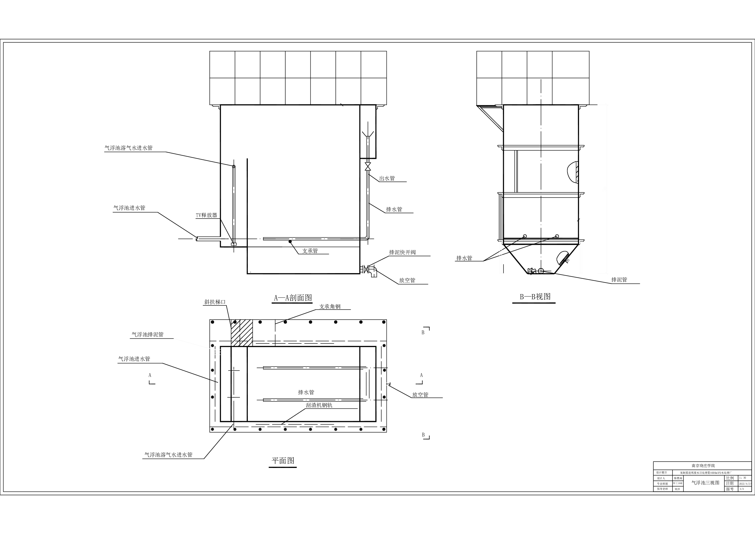 某制浆造纸废水日处理量5000m3污水处理厂-417字.pdf 第1页