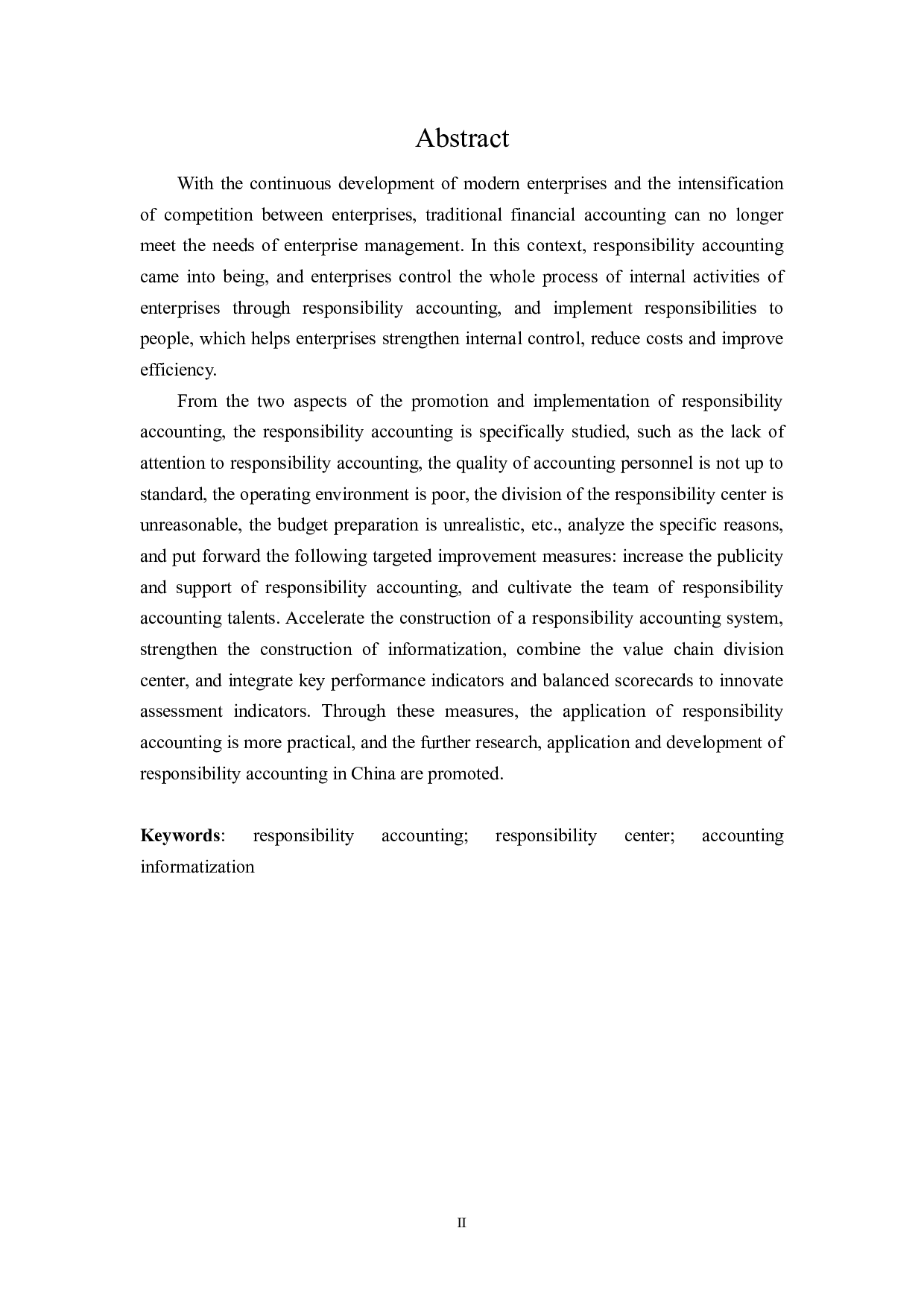 责任会计应用问题研究-20970字.docx 第2页