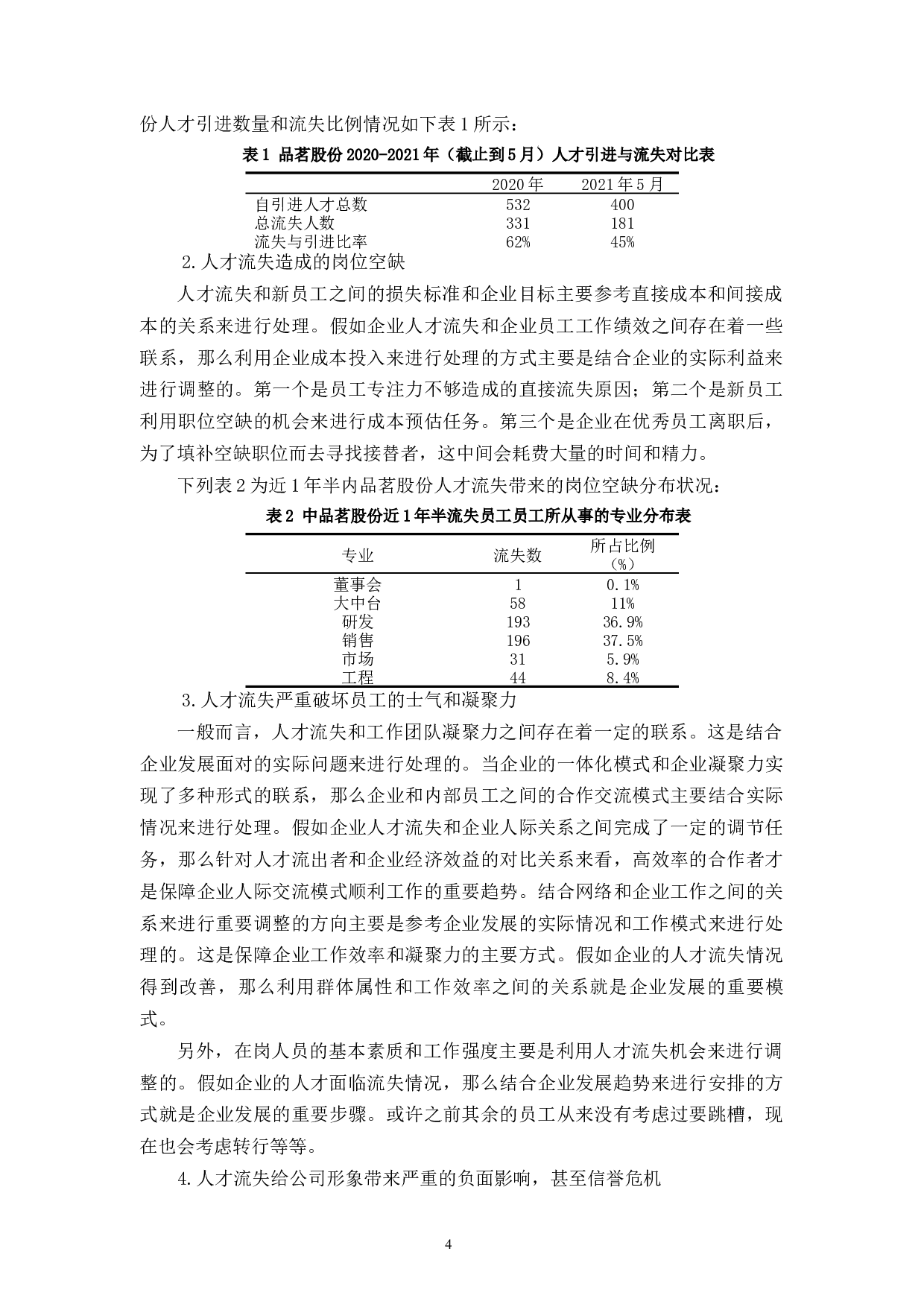 品茗股份人才流失现状、原因及对策研究-10495字.docx 第8页