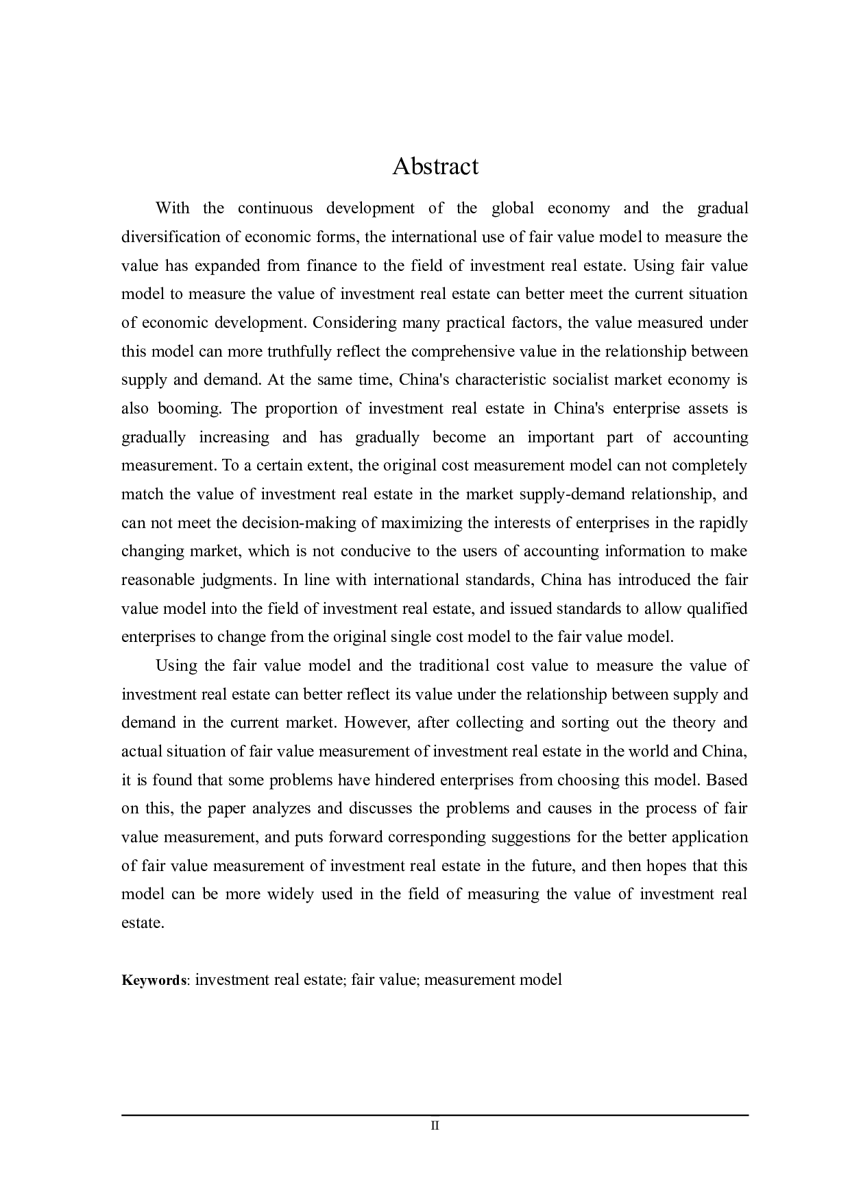 投资性房地产公允价值计量存在问题研究-18459字.doc 第2页