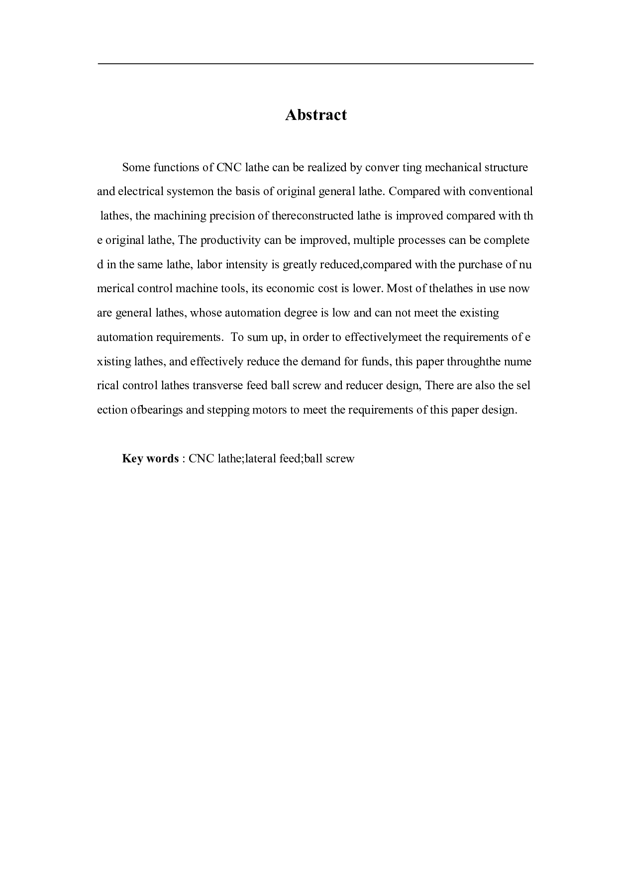 数控车床横向进给机构设计-6670字.pdf 第2页