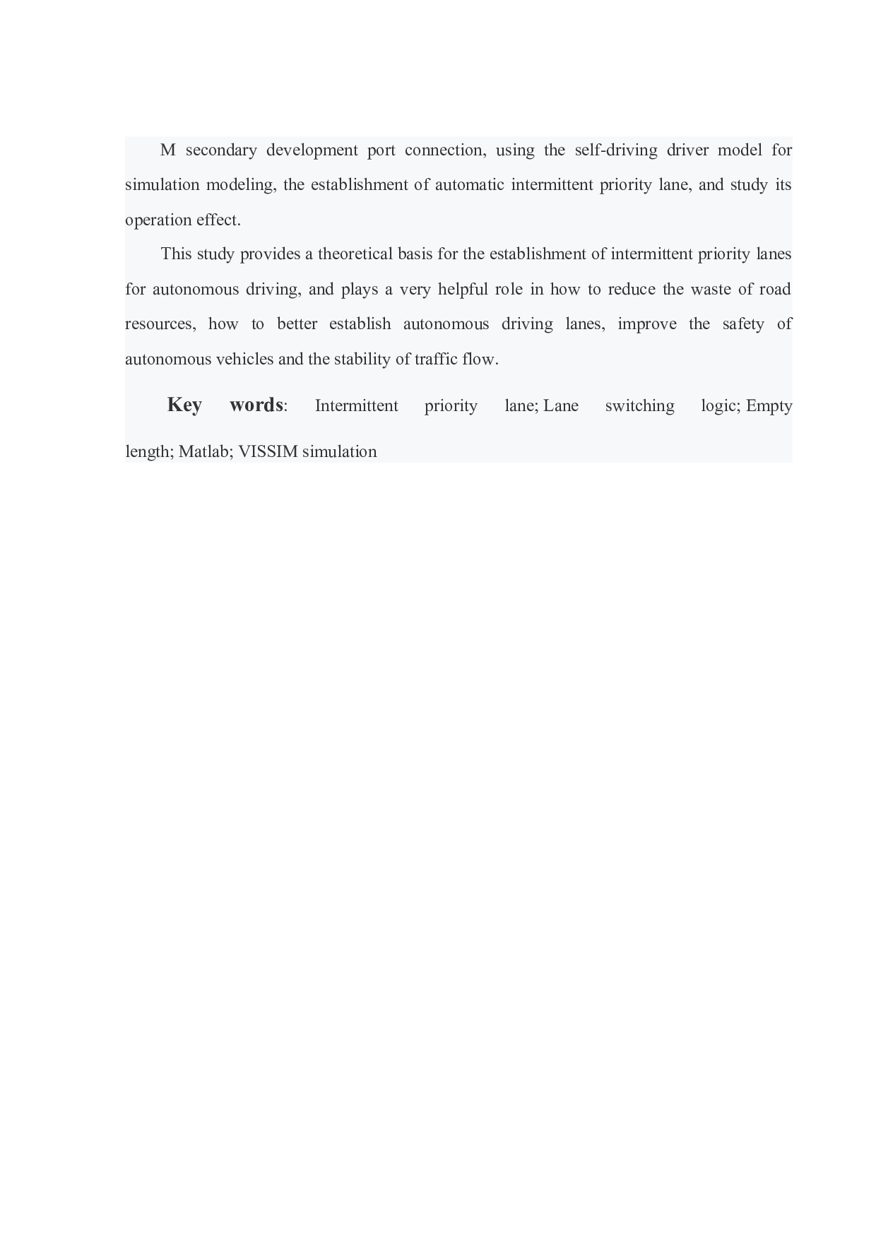 自动驾驶间歇优先车道的通行能力及其影响分析-23069字.docx 第7页